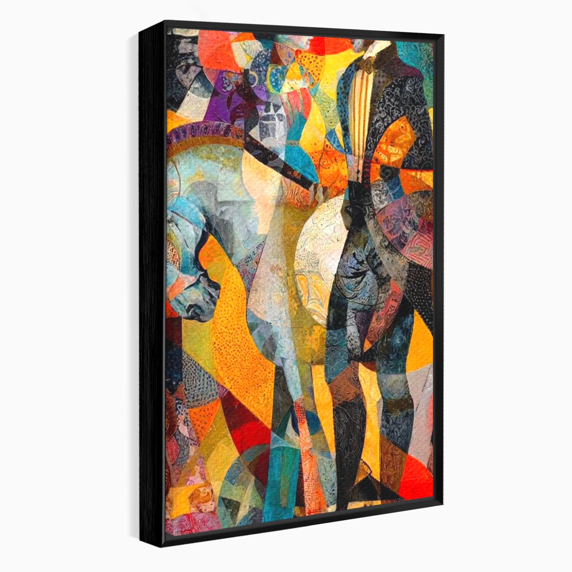 Tablou Canvas Premium LuxCanva® PI1002, Calaret Abstract, Calaret, Abstract, Arta Moderna, Eleganta, Living, Culori Vibrante
