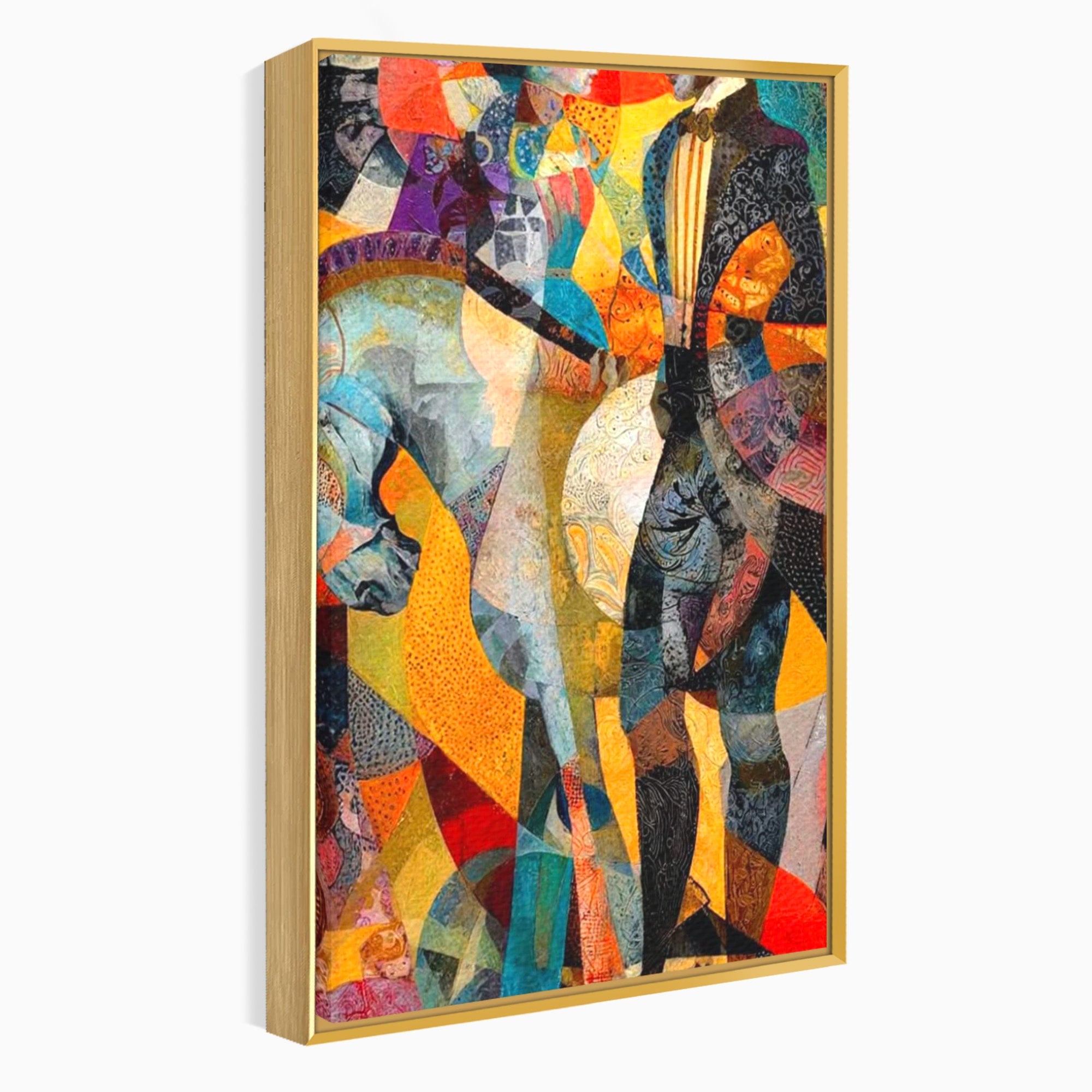 Tablou Canvas Premium LuxCanva® PI1002, Calaret Abstract, Calaret, Abstract, Arta Moderna, Eleganta, Living, Culori Vibrante