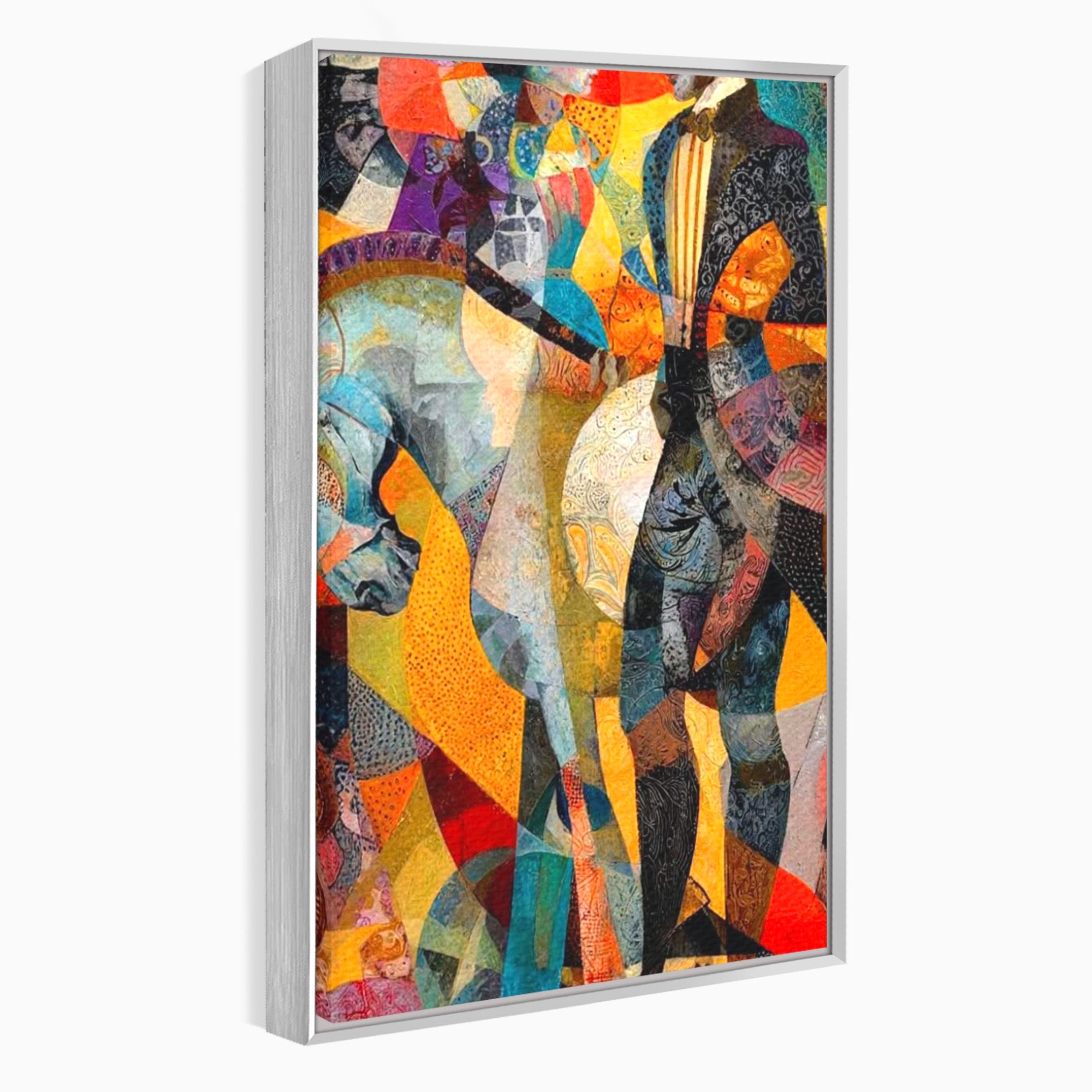 Tablou Canvas Premium LuxCanva® PI1002, Calaret Abstract, Calaret, Abstract, Arta Moderna, Eleganta, Living, Culori Vibrante