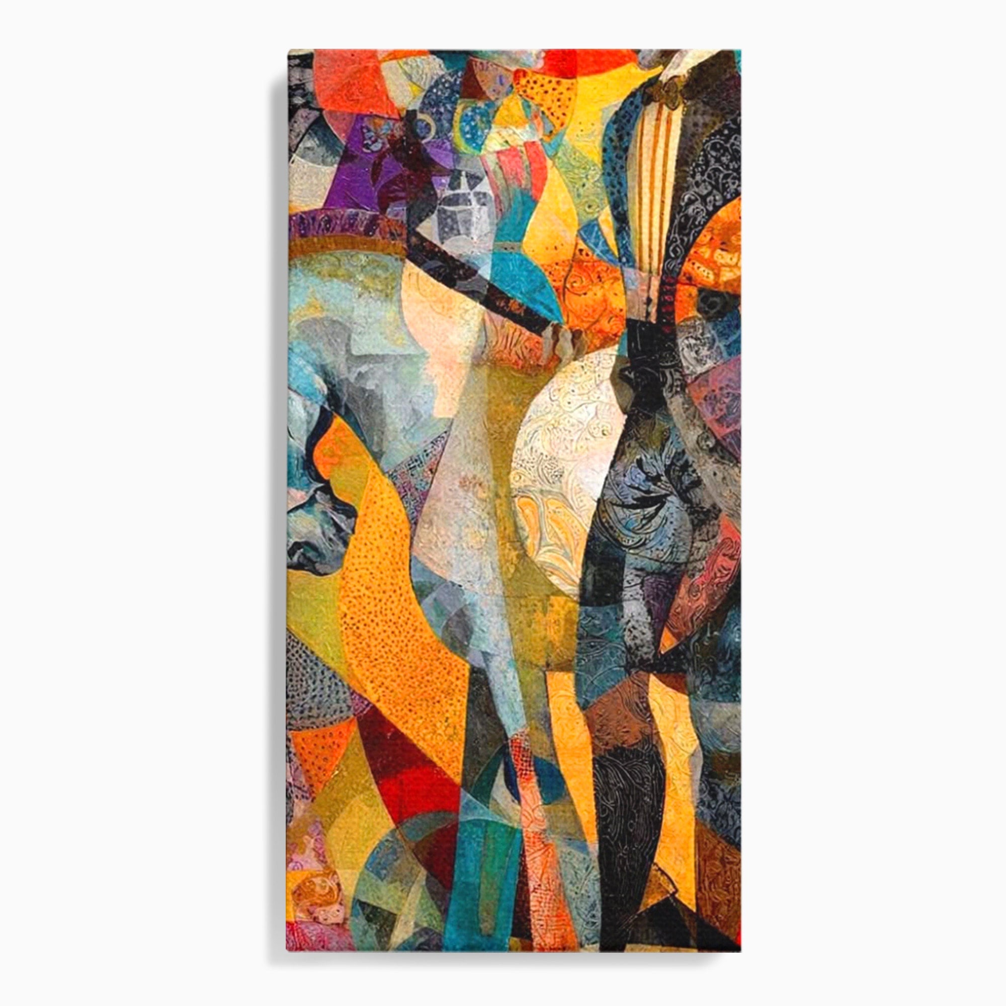 Tablou Canvas Premium LuxCanva® PI1002, Calaret Abstract, Calaret, Abstract, Arta Moderna, Eleganta, Living, Culori Vibrante