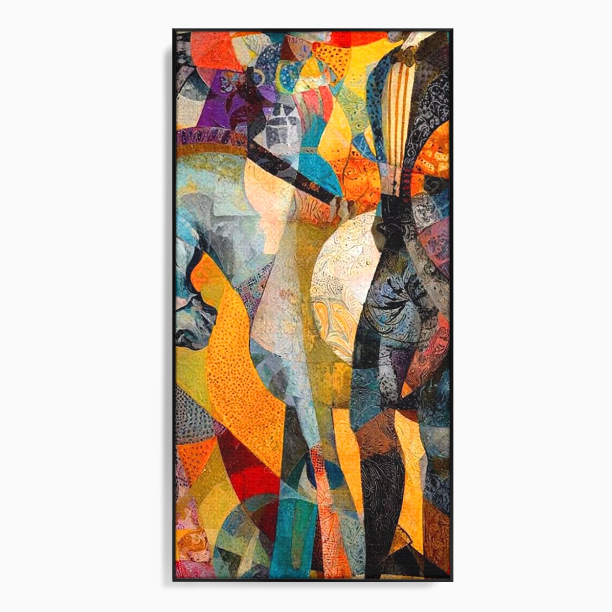 Tablou Canvas Premium LuxCanva® PI1002, Calaret Abstract, Calaret, Abstract, Arta Moderna, Eleganta, Living, Culori Vibrante