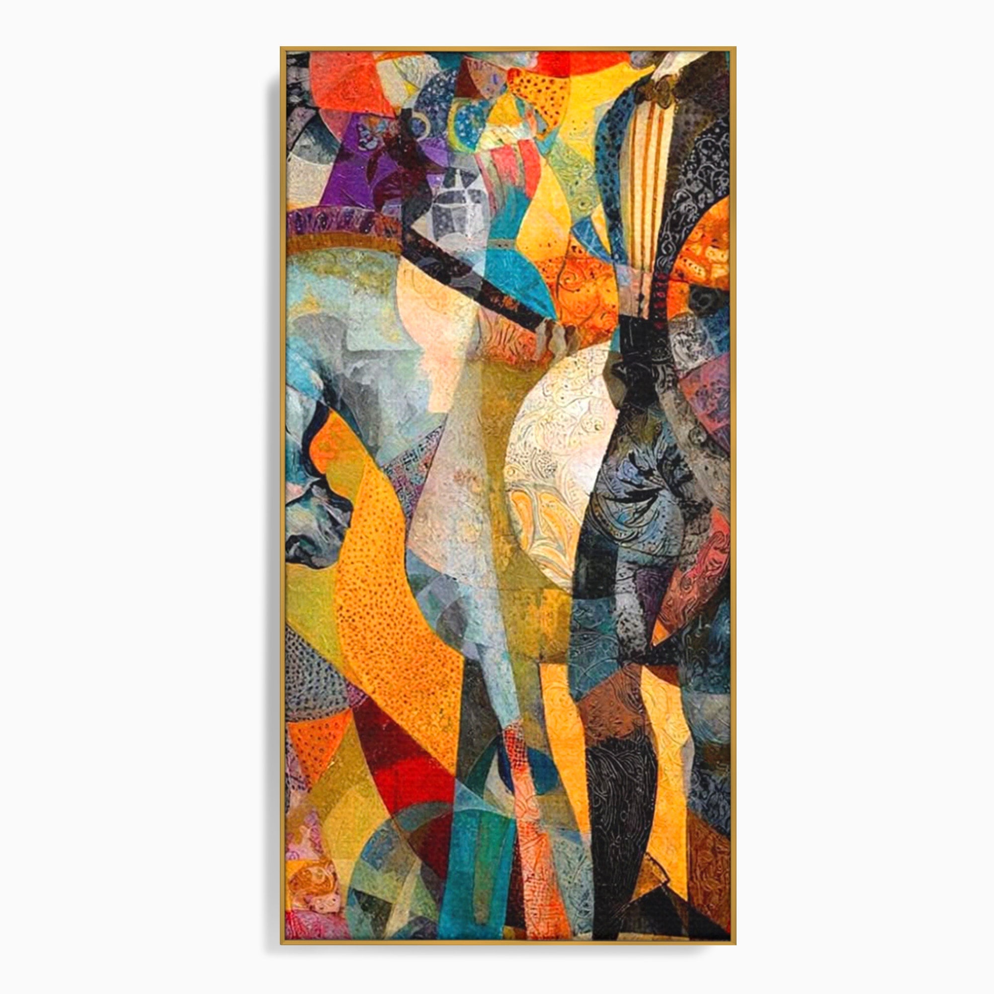 Tablou Canvas Premium LuxCanva® PI1002, Calaret Abstract, Calaret, Abstract, Arta Moderna, Eleganta, Living, Culori Vibrante