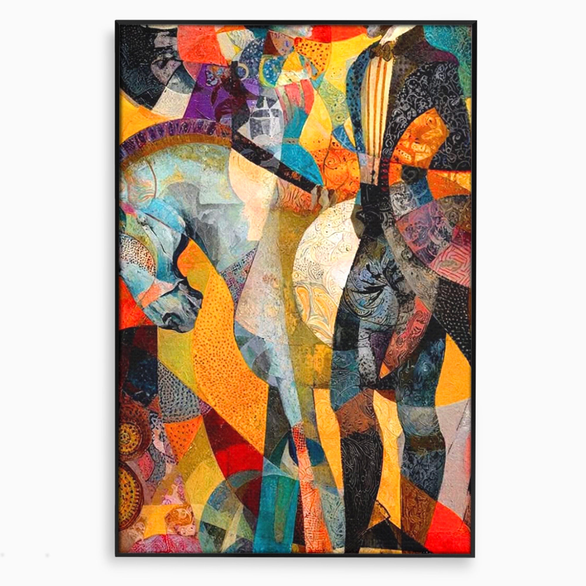 Tablou Canvas Premium LuxCanva® PI1002, Calaret Abstract, Calaret, Abstract, Arta Moderna, Eleganta, Living, Culori Vibrante