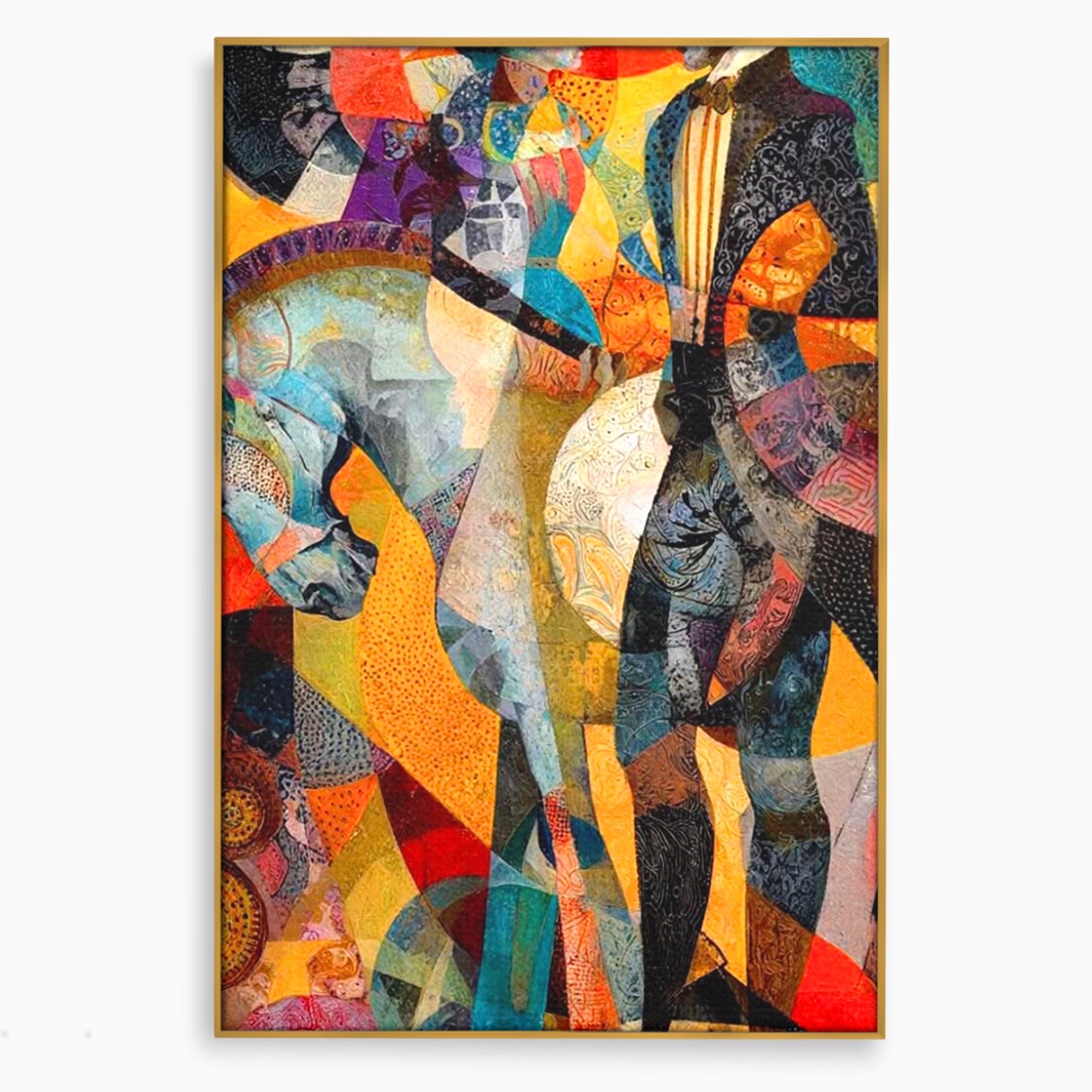 Tablou Canvas Premium LuxCanva® PI1002, Calaret Abstract, Calaret, Abstract, Arta Moderna, Eleganta, Living, Culori Vibrante