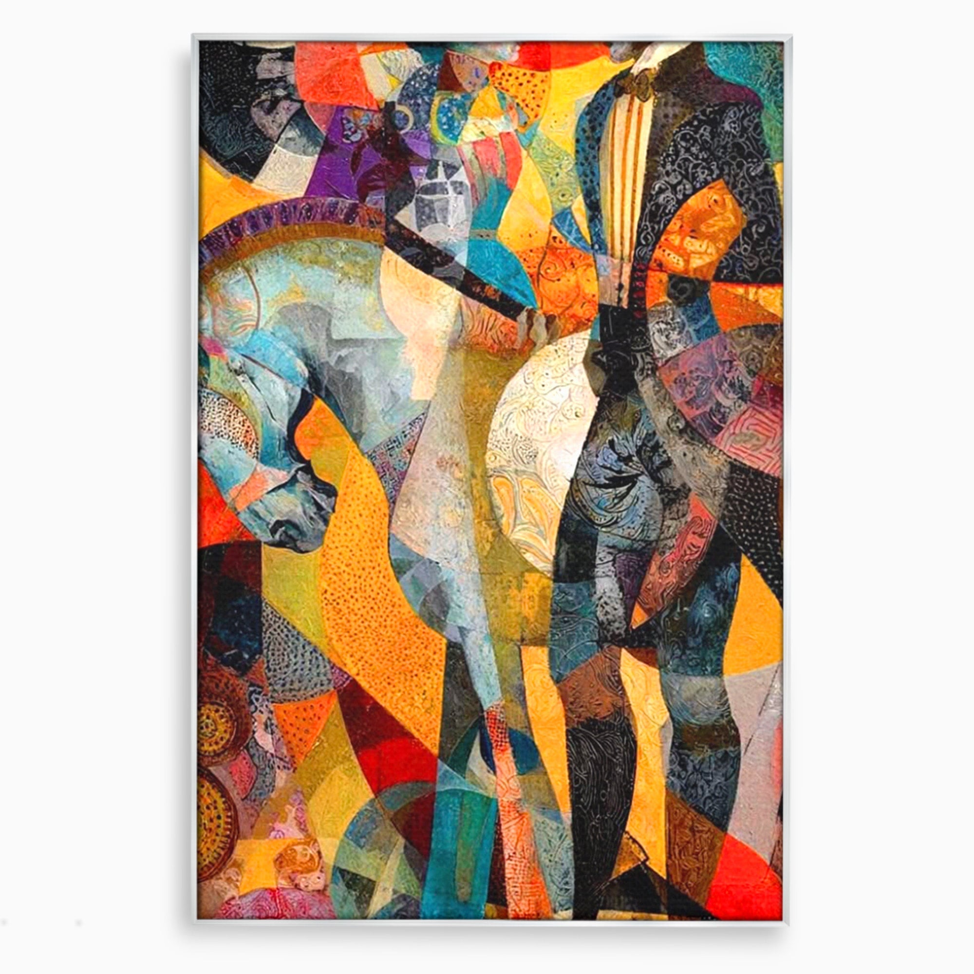 Tablou Canvas Premium LuxCanva® PI1002, Calaret Abstract, Calaret, Abstract, Arta Moderna, Eleganta, Living, Culori Vibrante