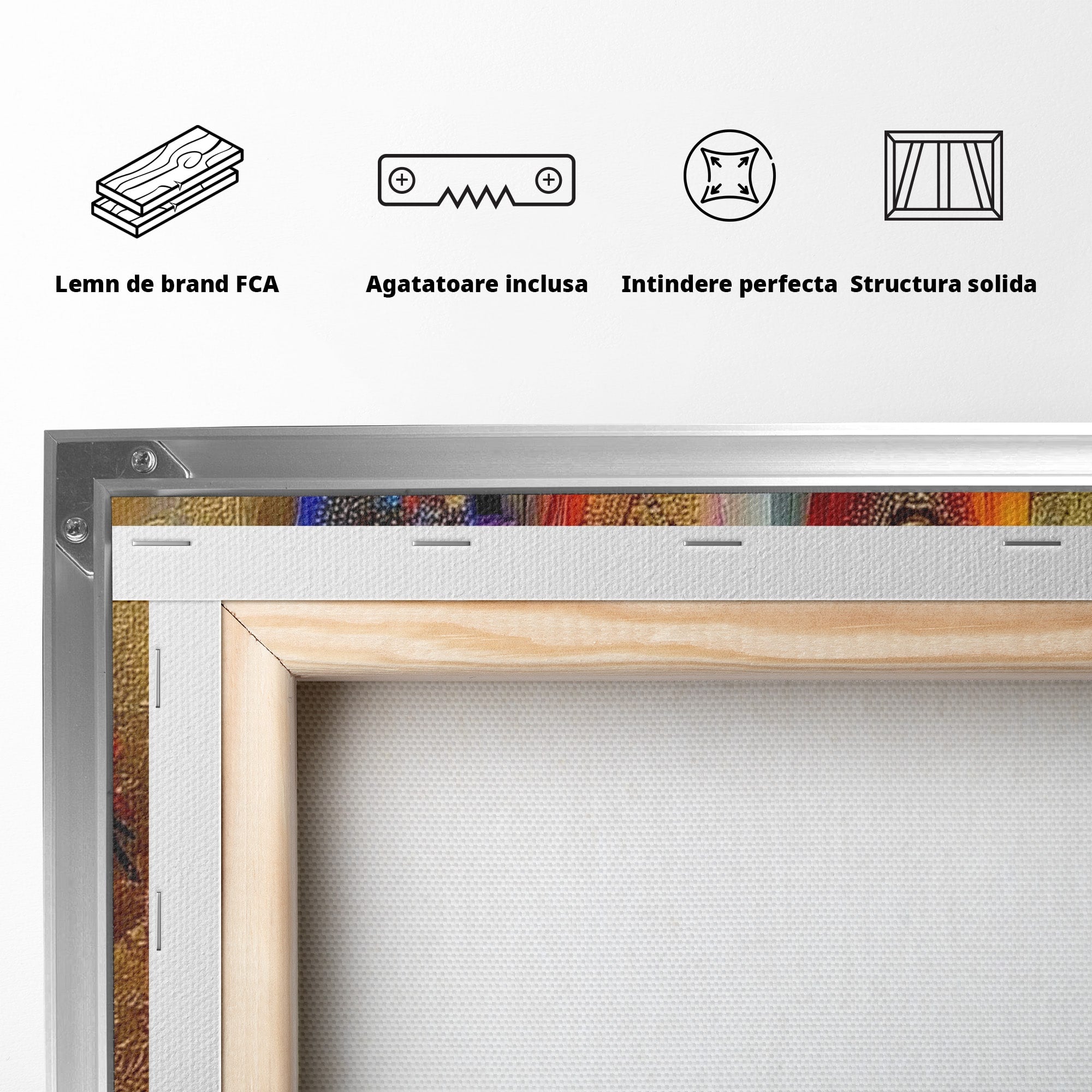 Tablou Canvas Premium LuxCanva® PI1004, Doamne Elegante Cu Palarii, Moda, Eleganta, Femei, Arta Contemporana, Living, Culori Vibrante