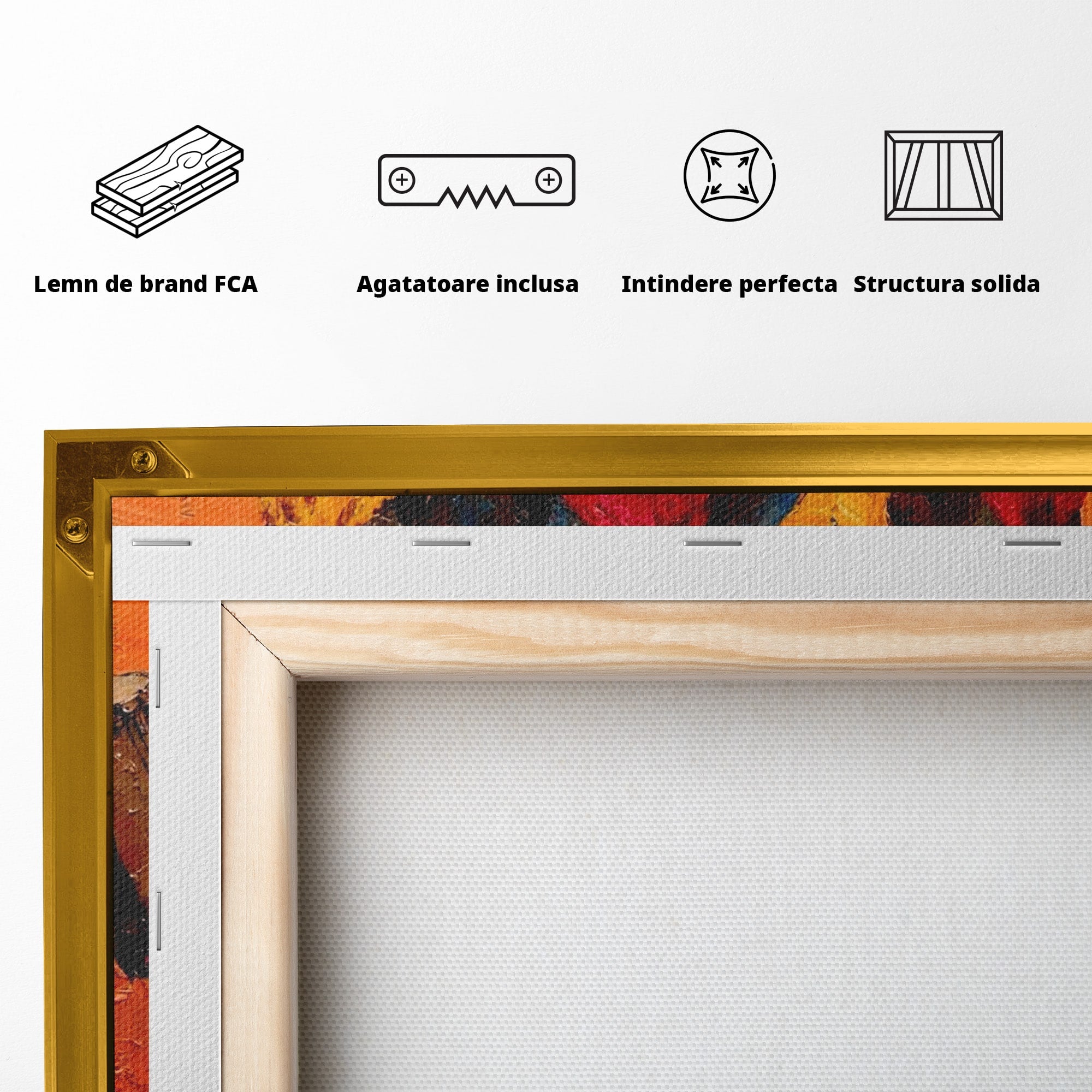Tablou Canvas Premium LuxCanva® PI1006, Dansatoare Africane Cu Tobe, Dans, Africa, Tobe, Living, Cultura, Culori Vibrante
