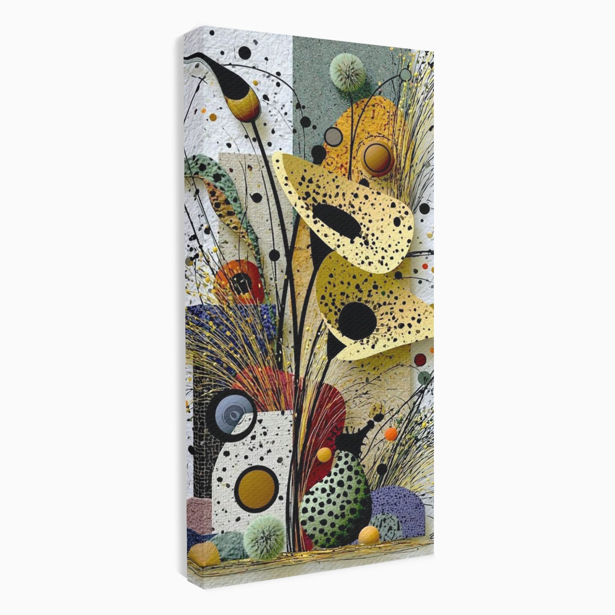 Tablou Canvas Premium LuxCanva® PI1008, Arta Florala, Abstract, Floral, Modern, Living, Vibrant, Culori Vibrante