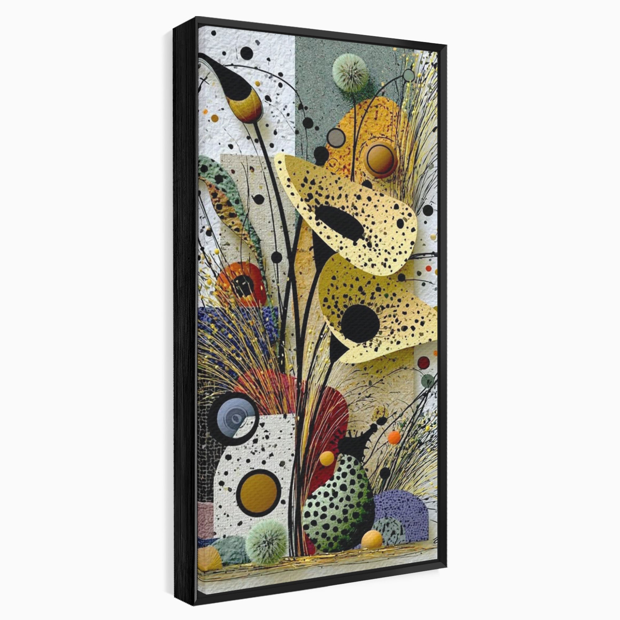Tablou Canvas Premium LuxCanva® PI1008, Arta Florala, Abstract, Floral, Modern, Living, Vibrant, Culori Vibrante