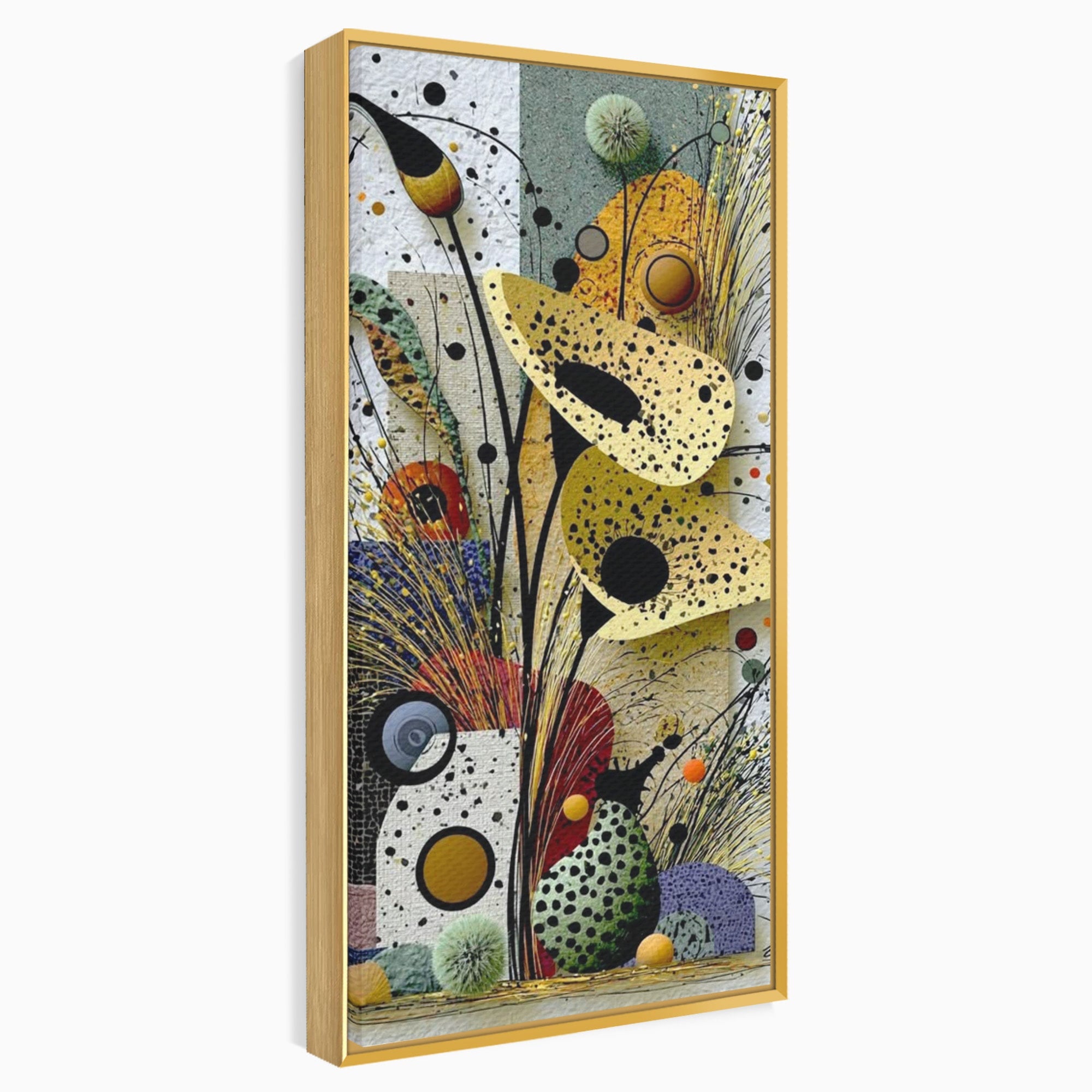 Tablou Canvas Premium LuxCanva® PI1008, Arta Florala, Abstract, Floral, Modern, Living, Vibrant, Culori Vibrante