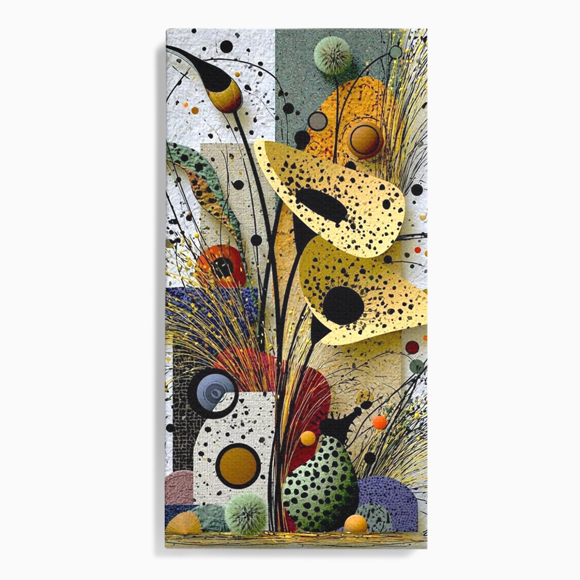 Tablou Canvas Premium LuxCanva® PI1008, Arta Florala, Abstract, Floral, Modern, Living, Vibrant, Culori Vibrante
