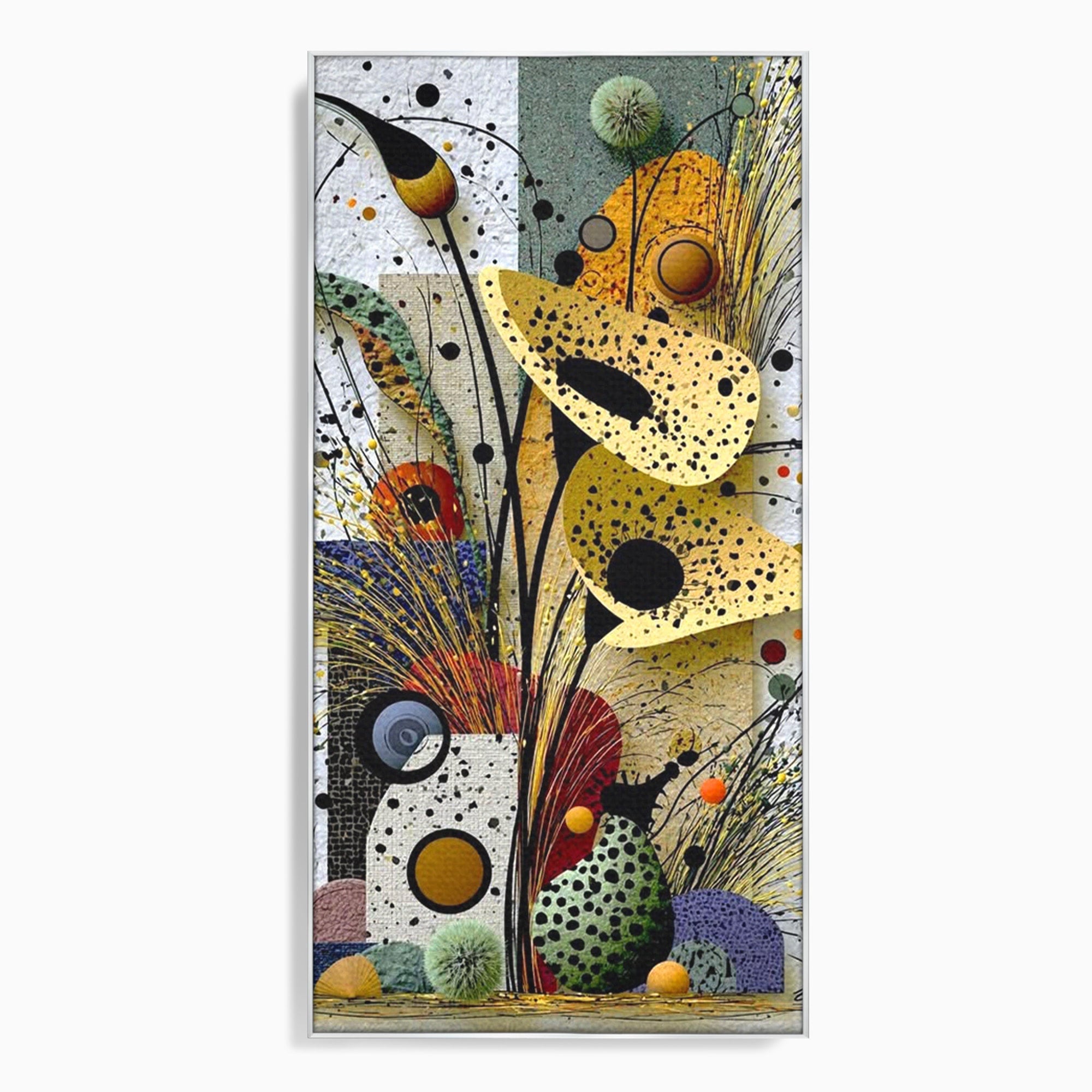 Tablou Canvas Premium LuxCanva® PI1008, Arta Florala, Abstract, Floral, Modern, Living, Vibrant, Culori Vibrante