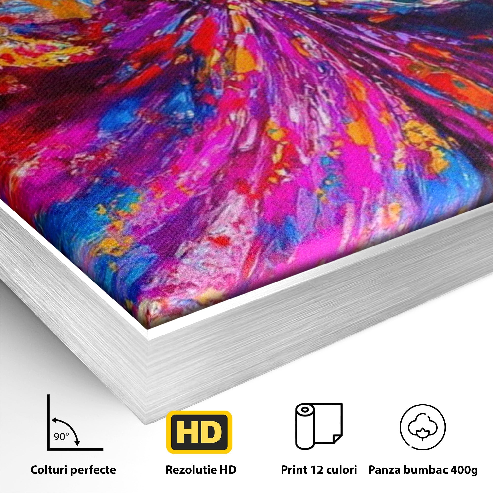 Tablou Canvas Premium LuxCanva® PI1011, Dansatoare Indiana, Dans, Cultura, Exotic, Living, Arta, Culori Vibrante