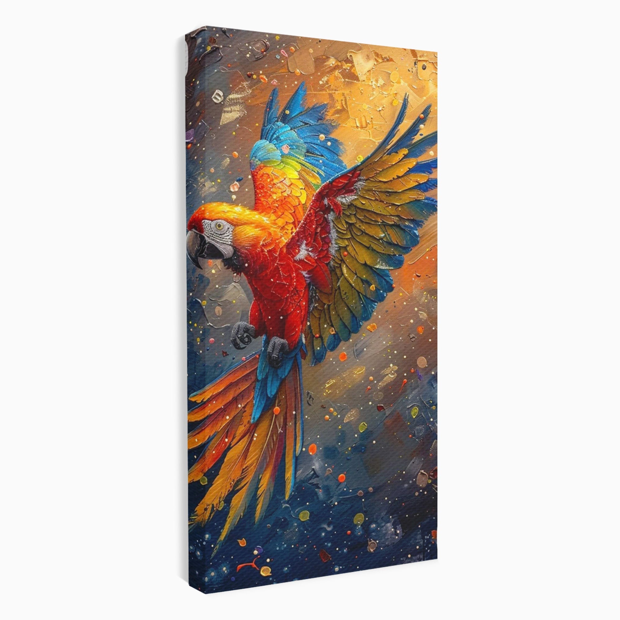 Tablou Canvas Premium LuxCanva® PI1020, Papagal Exotic, Papagal, Exotic, Natura, Living, Colorat, Culori Vibrante