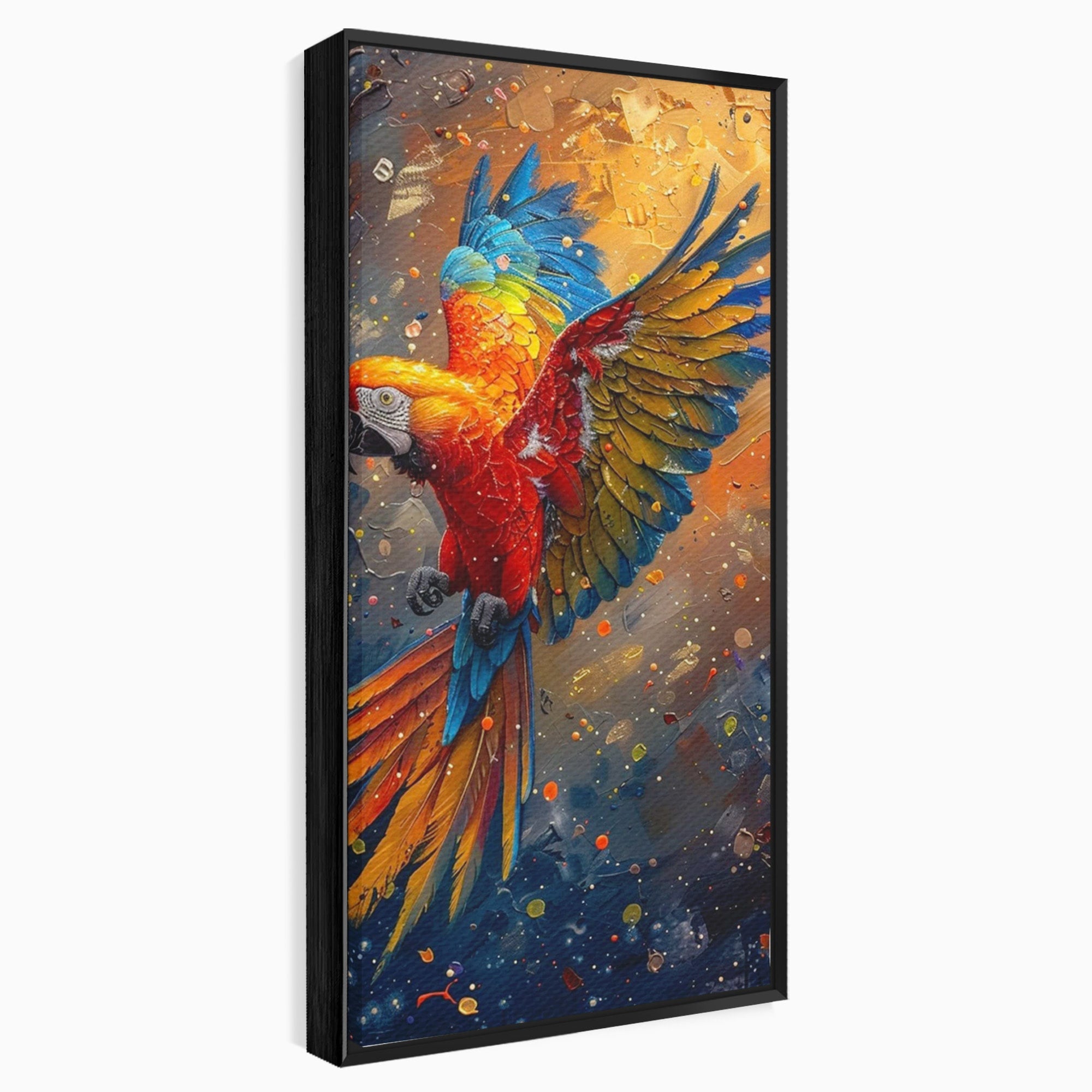 Tablou Canvas Premium LuxCanva® PI1020, Papagal Exotic, Papagal, Exotic, Natura, Living, Colorat, Culori Vibrante
