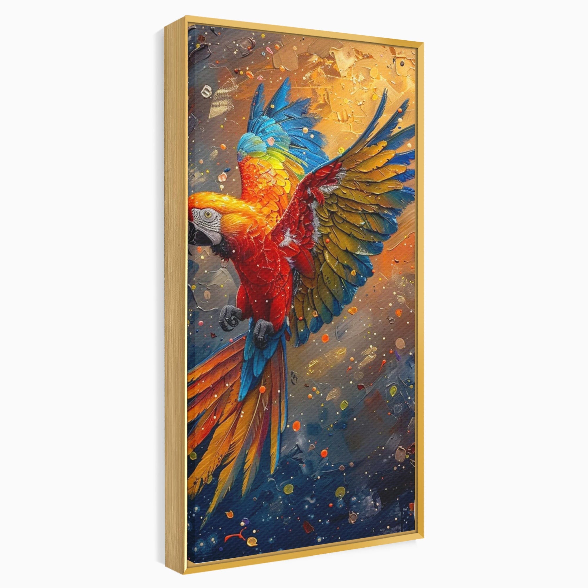 Tablou Canvas Premium LuxCanva® PI1020, Papagal Exotic, Papagal, Exotic, Natura, Living, Colorat, Culori Vibrante