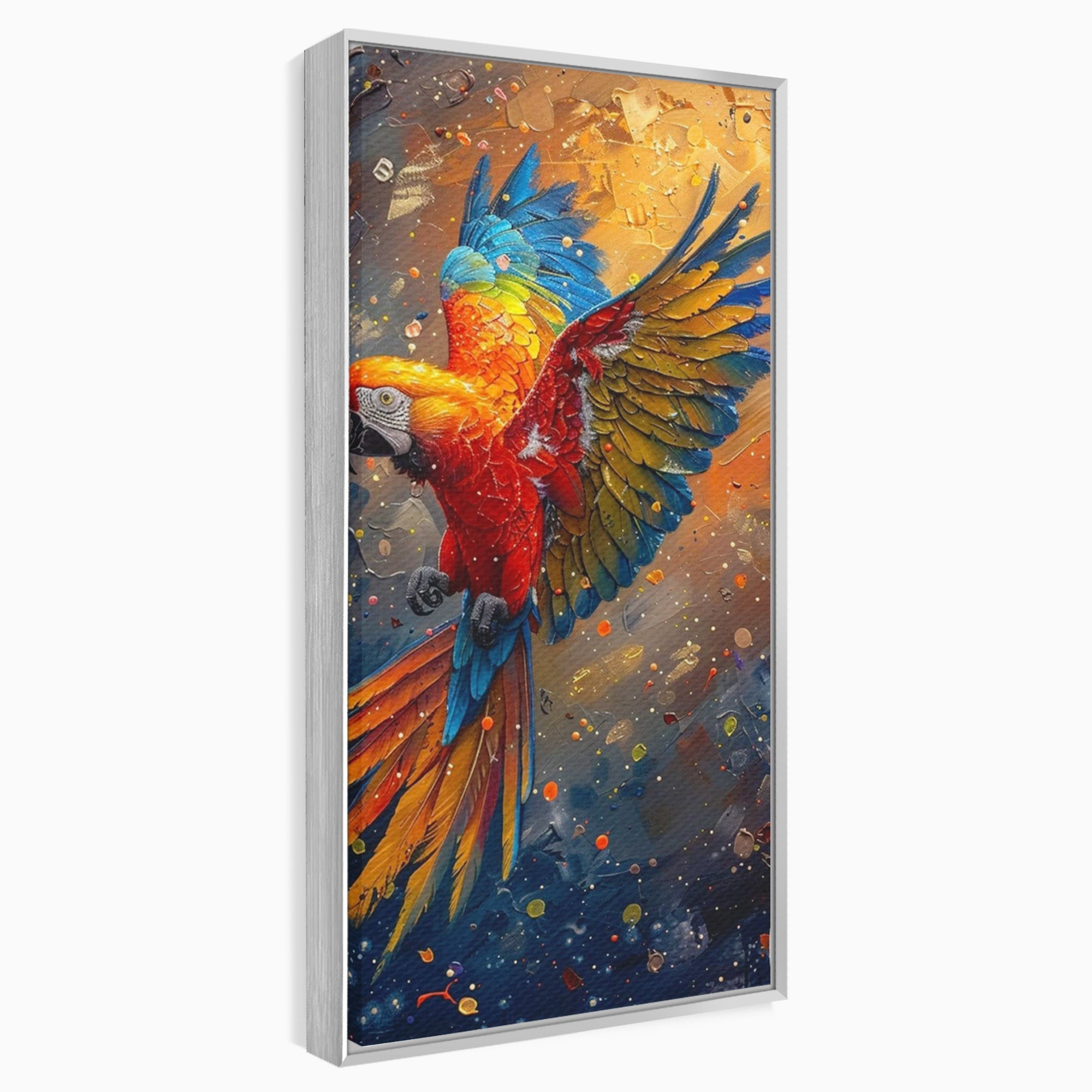Tablou Canvas Premium LuxCanva® PI1020, Papagal Exotic, Papagal, Exotic, Natura, Living, Colorat, Culori Vibrante