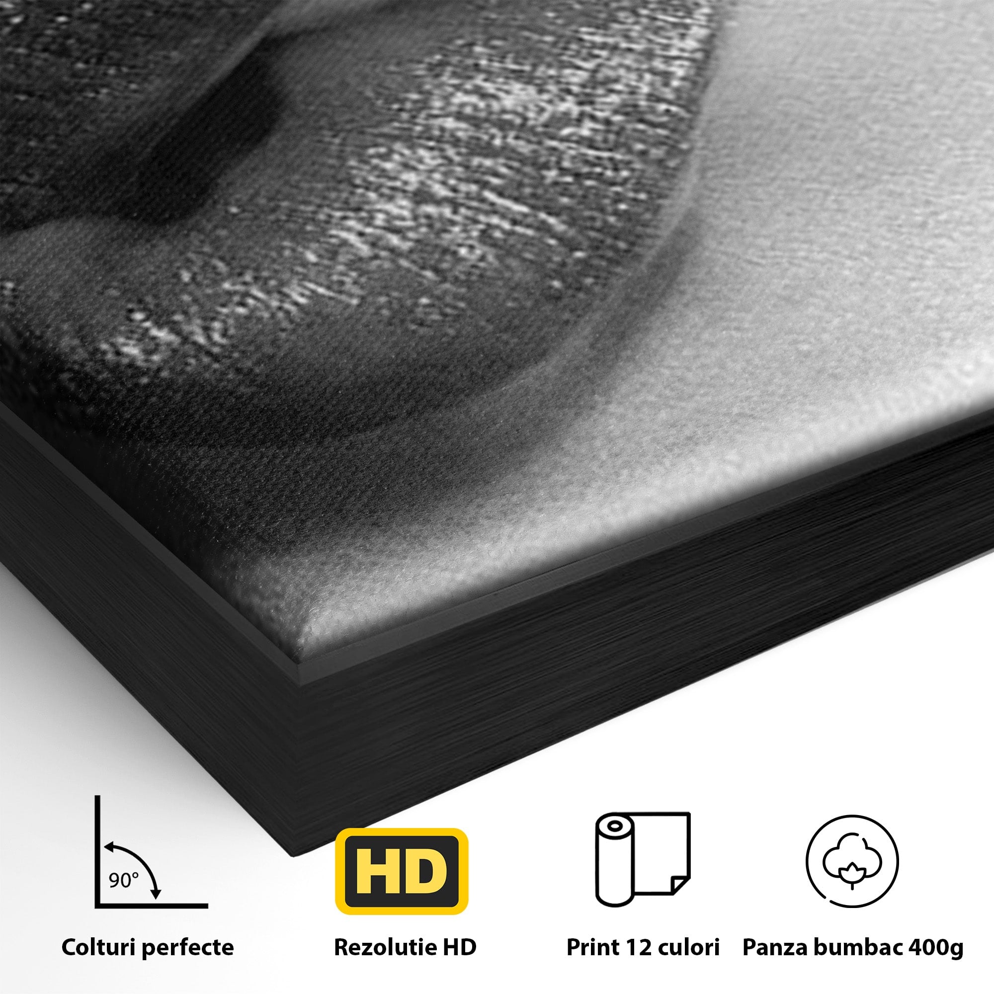Tablou Canvas Premium LuxCanva® PI1027, Buze Seducatoare, Muscatura, Femeie, Glamour, Dormitor, Living, Culori Vibrante