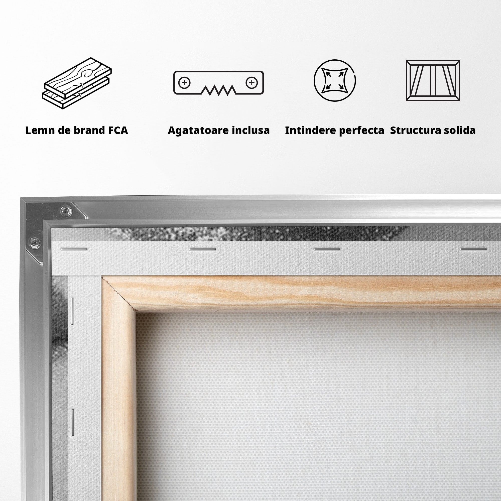 Tablou Canvas Premium LuxCanva® PI1027, Buze Seducatoare, Muscatura, Femeie, Glamour, Dormitor, Living, Culori Vibrante