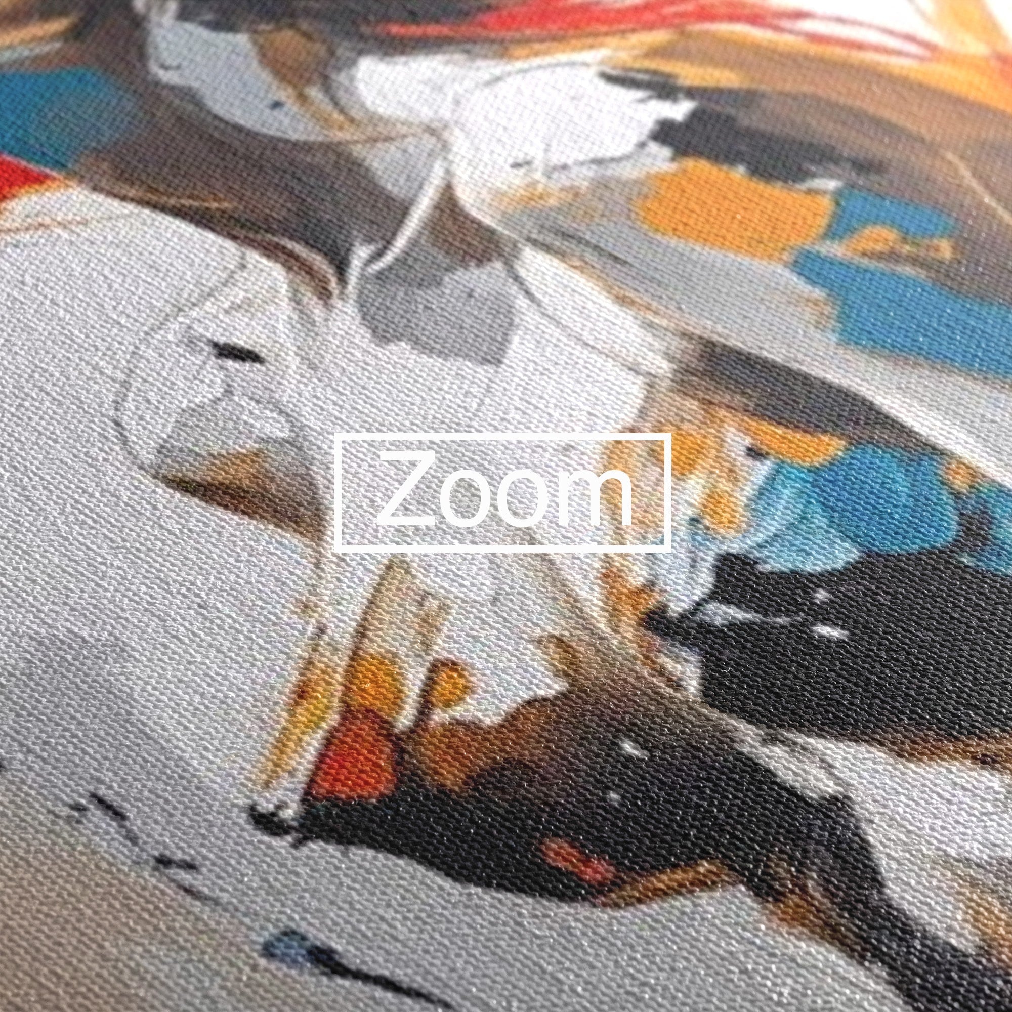 Tablou Canvas Premium LuxCanva® PI1029, Femeie In Flacari, Femeie, Corp, Nuditate, Arta Abstracta, Emotie, Living, Culori Vibrante