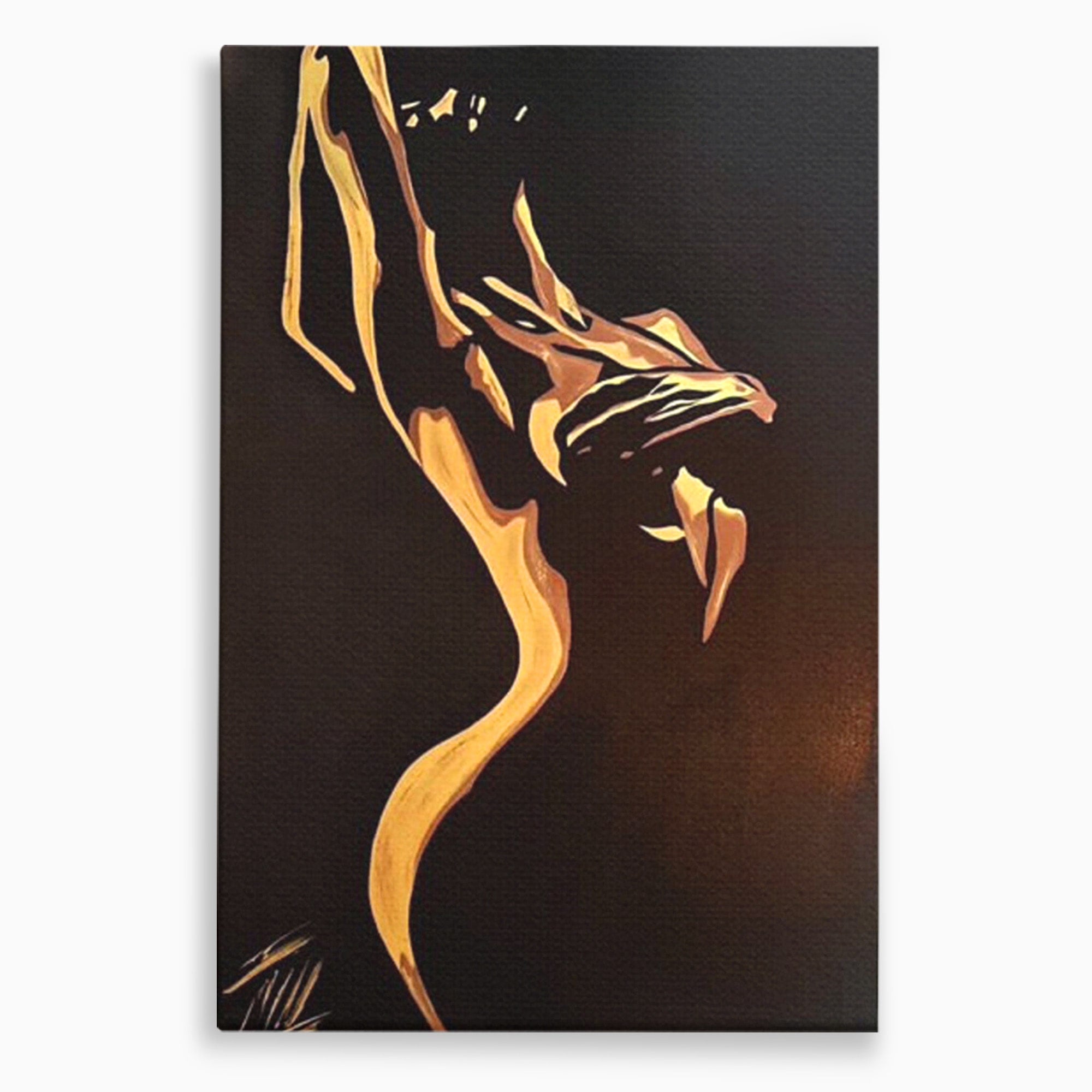 Tablou Canvas Premium LuxCanva® PI1032, Silueta Abstracta, Nuditate, Abstract, Arta, Modern, Dormitor, Culori Vibrante