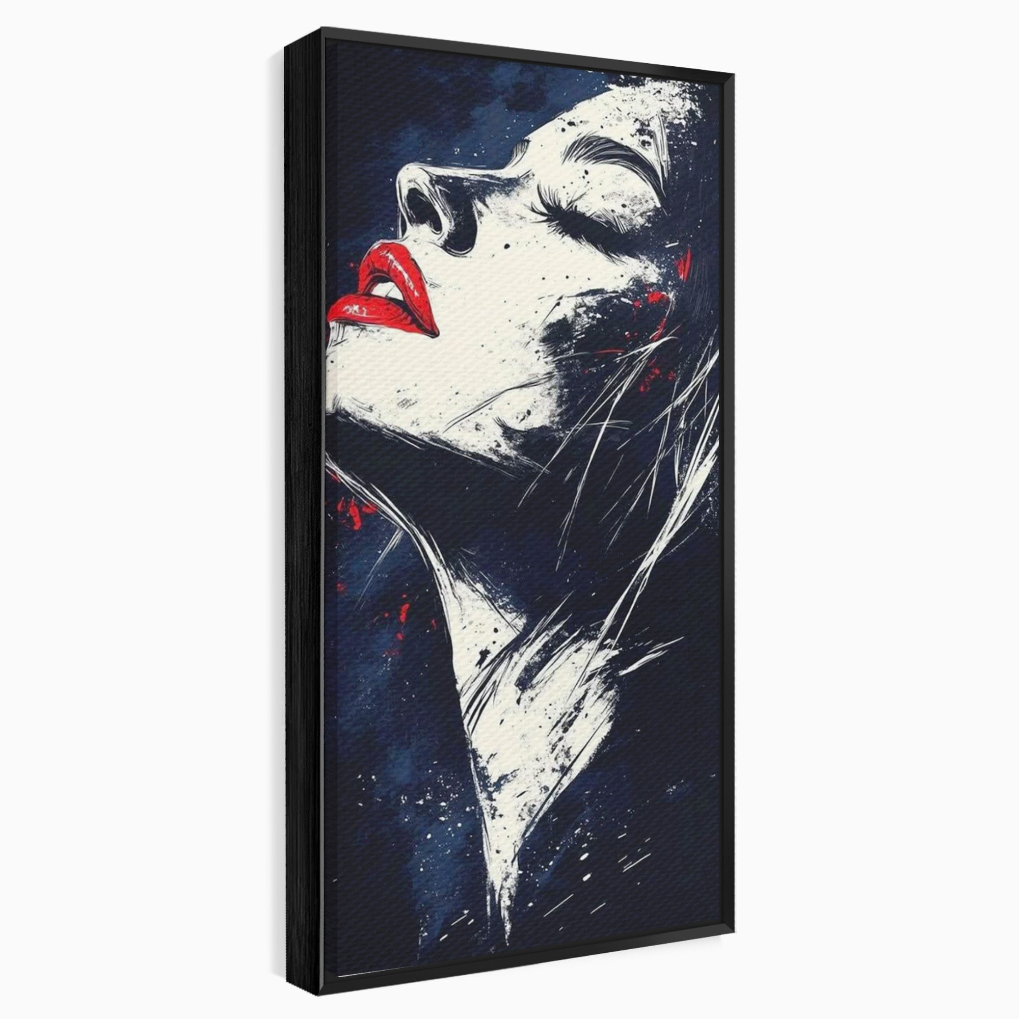 Tablou Canvas Premium LuxCanva® PI1034, Portretul Emotiei, Portret, Emotie, Abstract, Dormitor, Living, Culori Vibrante