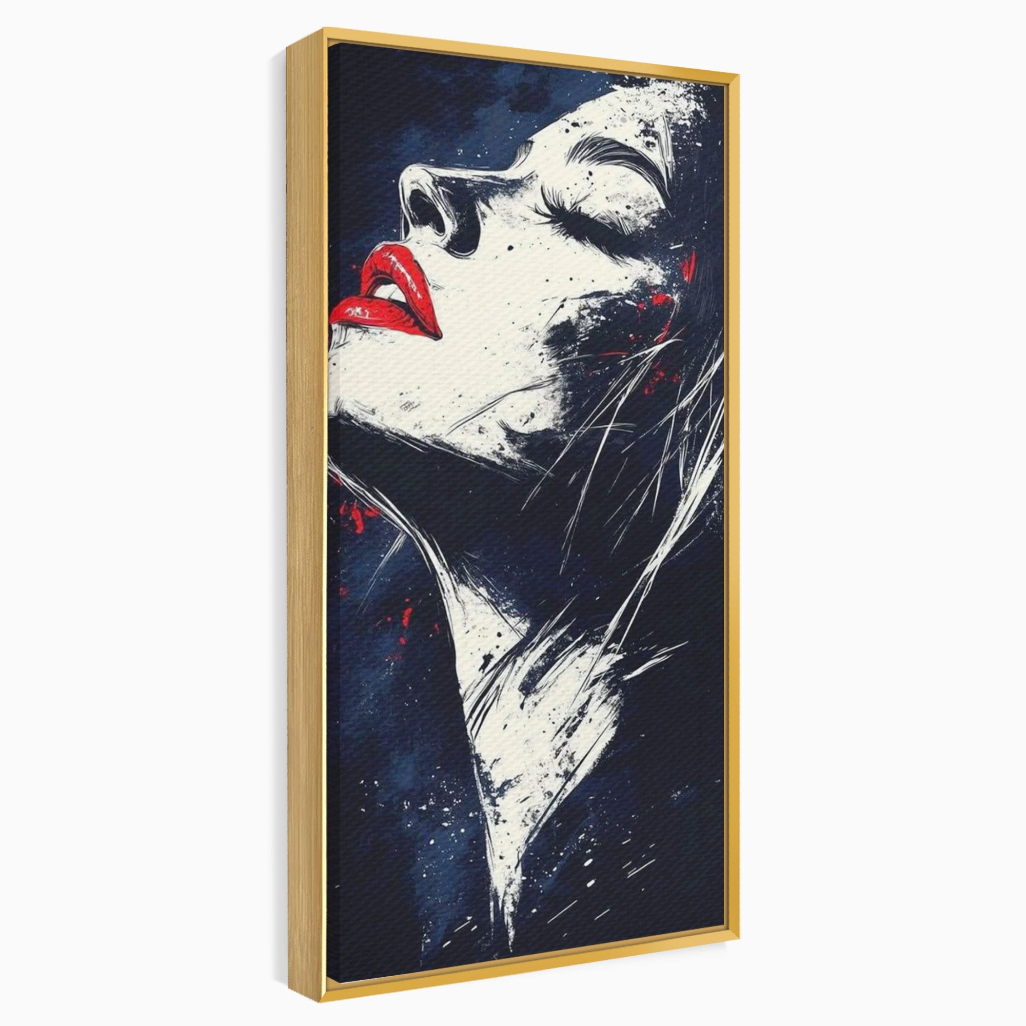 Tablou Canvas Premium LuxCanva® PI1034, Portretul Emotiei, Portret, Emotie, Abstract, Dormitor, Living, Culori Vibrante