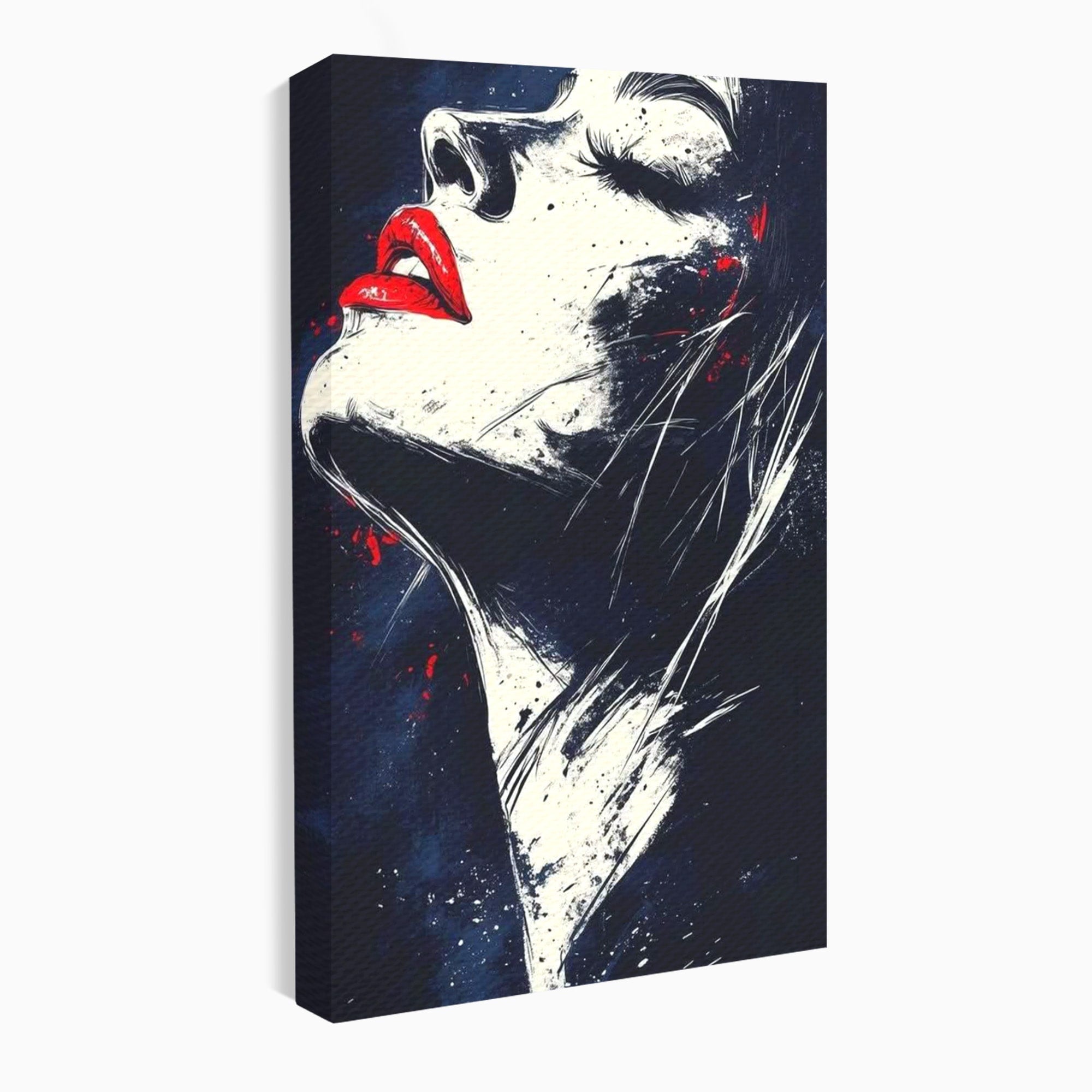 Tablou Canvas Premium LuxCanva® PI1034, Portretul Emotiei, Portret, Emotie, Abstract, Dormitor, Living, Culori Vibrante