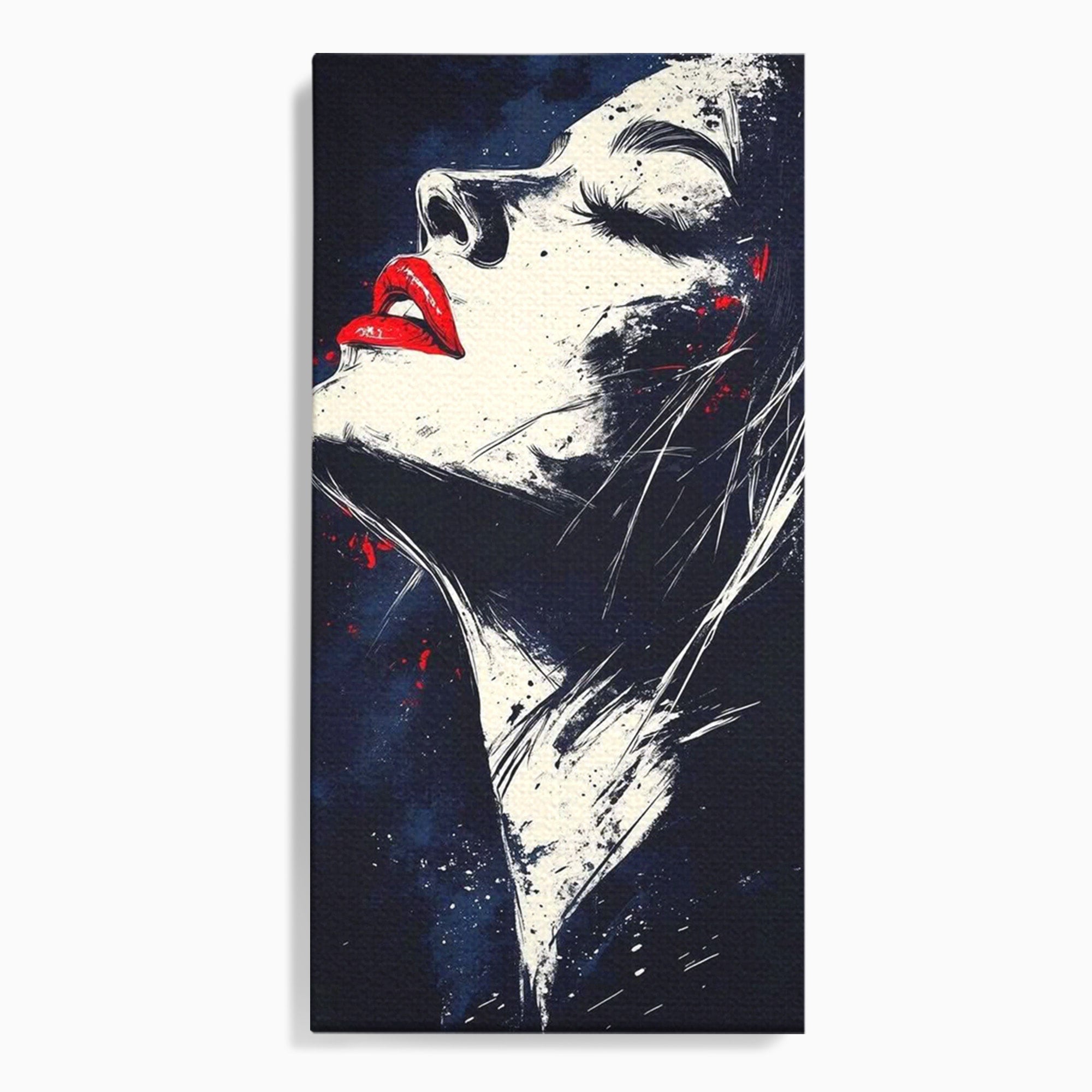 Tablou Canvas Premium LuxCanva® PI1034, Portretul Emotiei, Portret, Emotie, Abstract, Dormitor, Living, Culori Vibrante