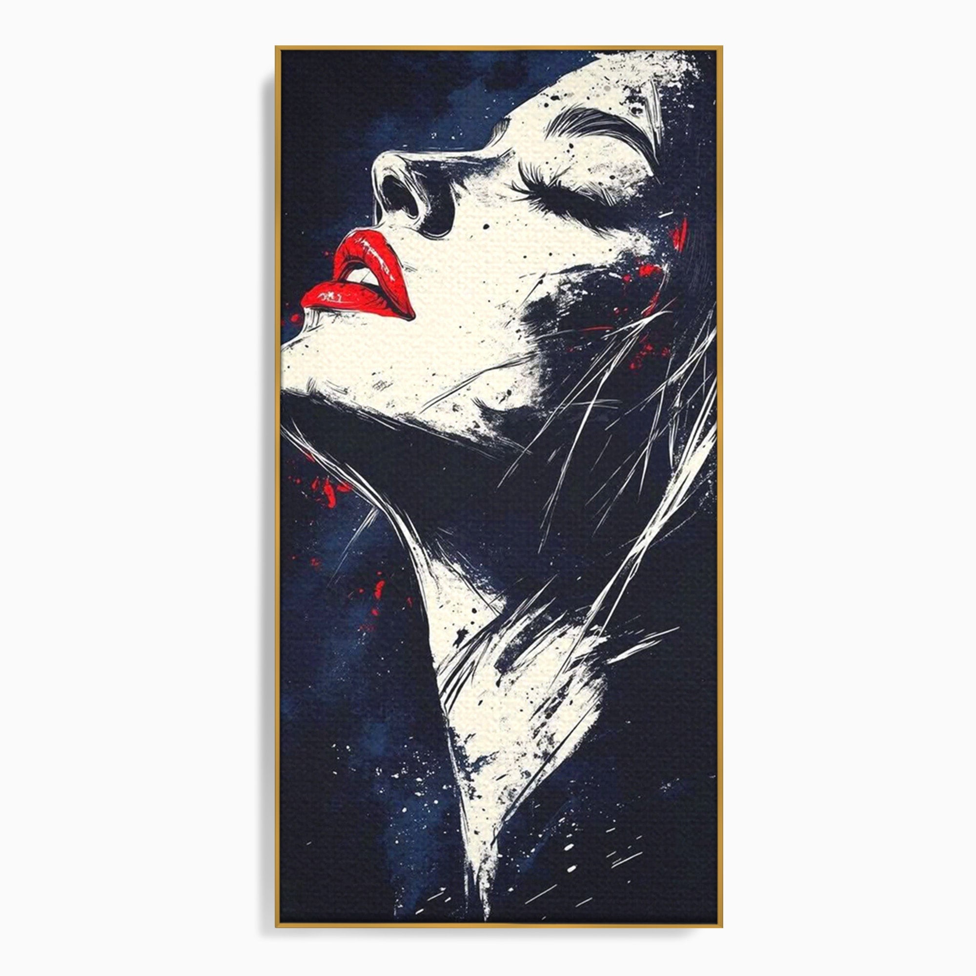 Tablou Canvas Premium LuxCanva® PI1034, Portretul Emotiei, Portret, Emotie, Abstract, Dormitor, Living, Culori Vibrante