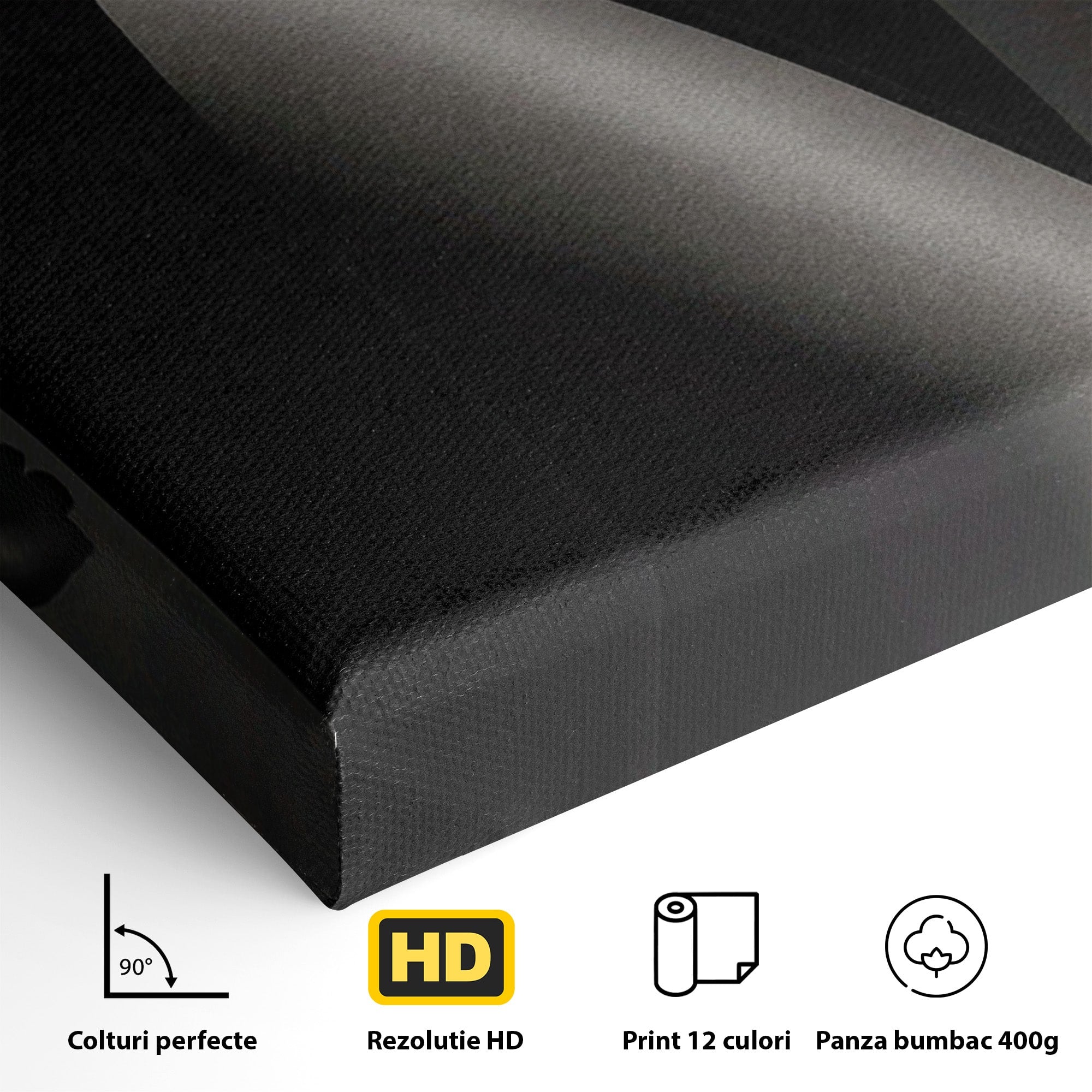 Tablou Canvas Premium LuxCanva® PI1044, Eleganta In Negru, Eleganta, Rochie, Femeie, Stil, Living, Dormitor, Culori Vibrante