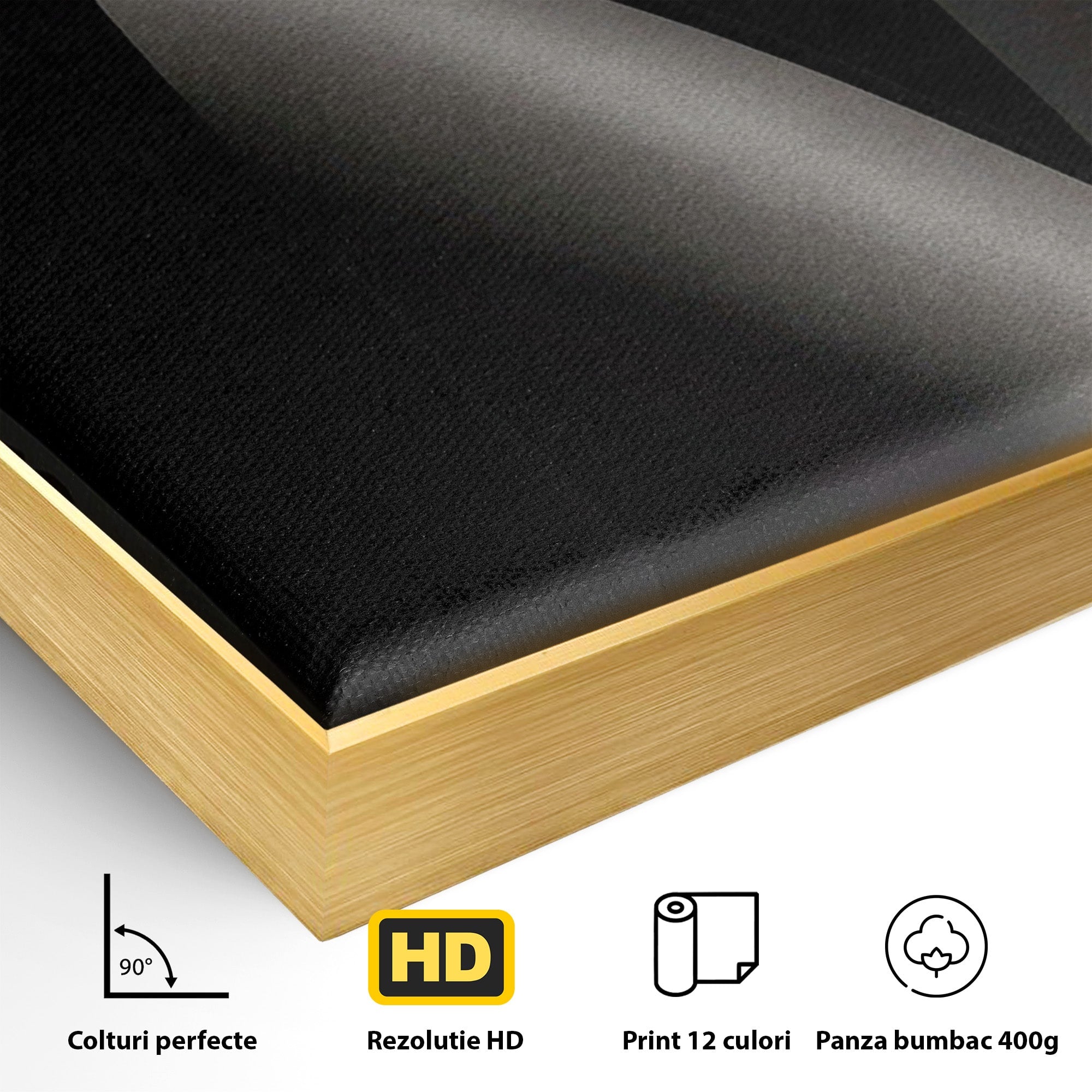 Tablou Canvas Premium LuxCanva® PI1044, Eleganta In Negru, Eleganta, Rochie, Femeie, Stil, Living, Dormitor, Culori Vibrante
