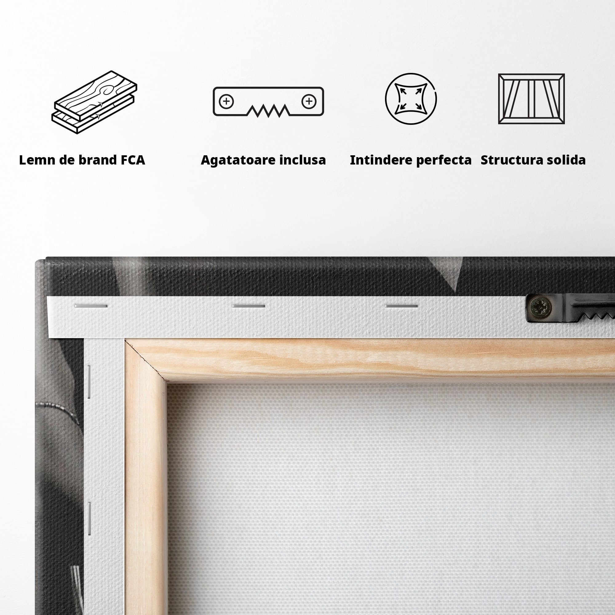 Tablou Canvas Premium LuxCanva® PI1044, Eleganta In Negru, Eleganta, Rochie, Femeie, Stil, Living, Dormitor, Culori Vibrante