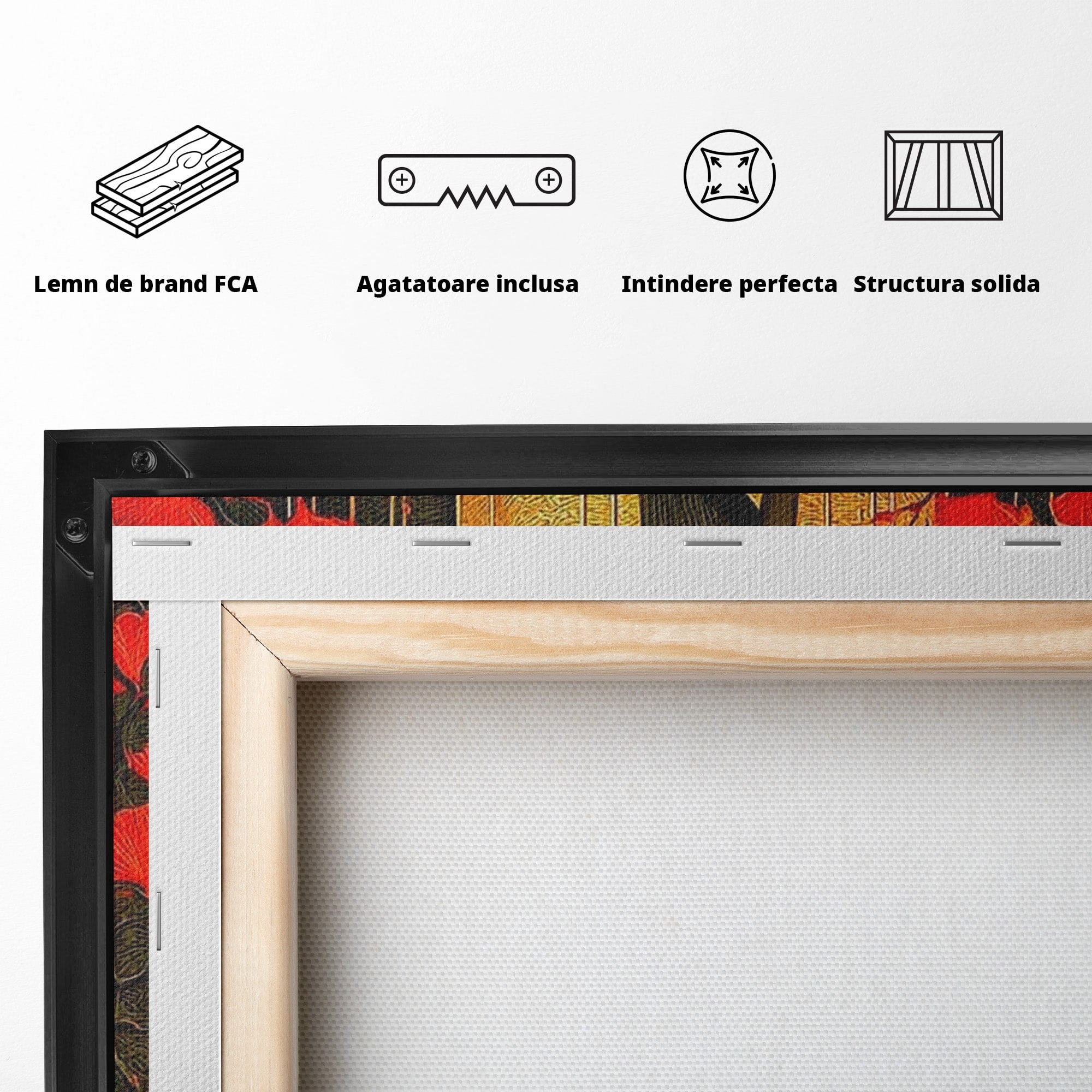Tablou Canvas Premium LuxCanva® PI1053, Eleganta Rosie, Femeie, Moda, Flori, Eleganta, Living, Culori Vibrante