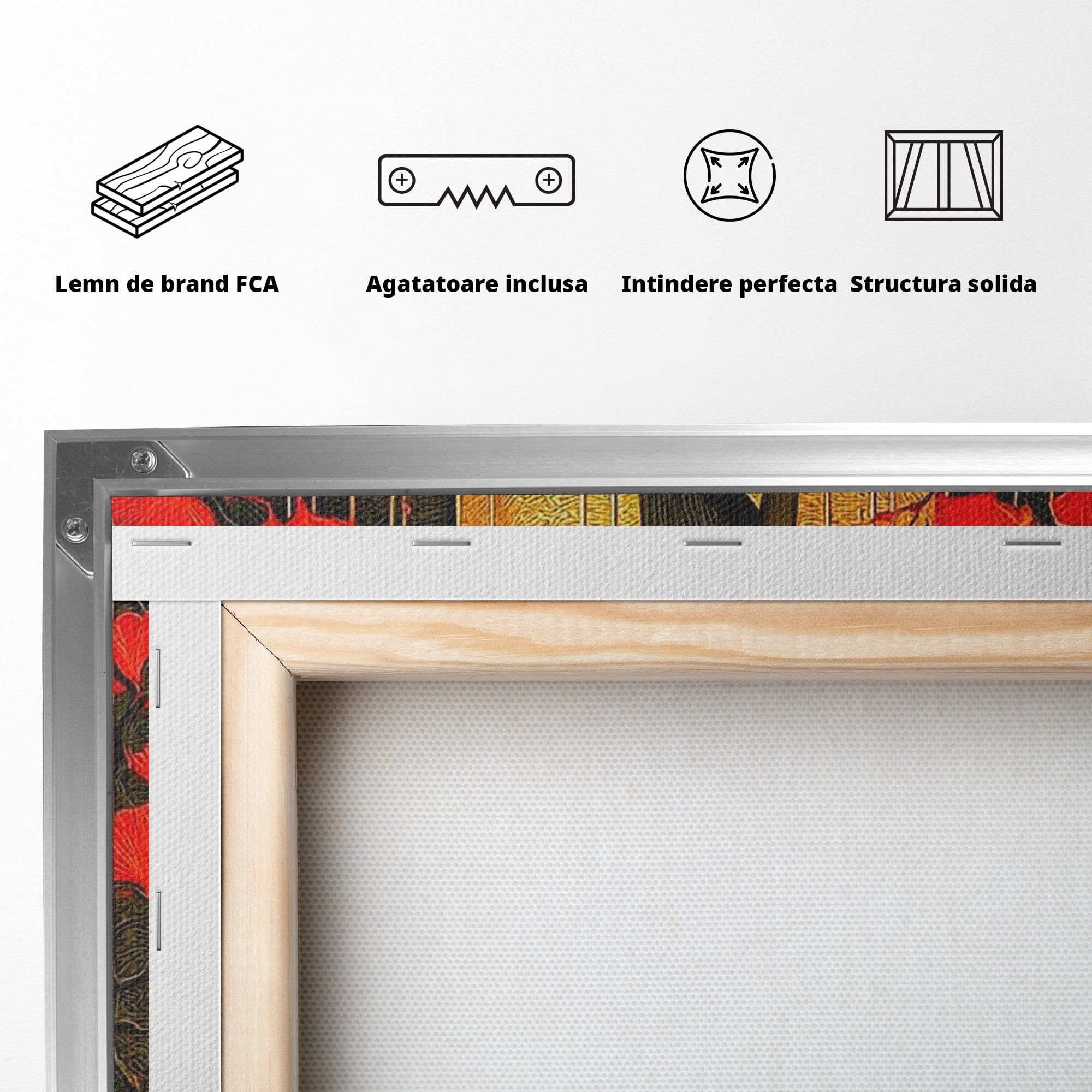 Tablou Canvas Premium LuxCanva® PI1053, Eleganta Rosie, Femeie, Moda, Flori, Eleganta, Living, Culori Vibrante