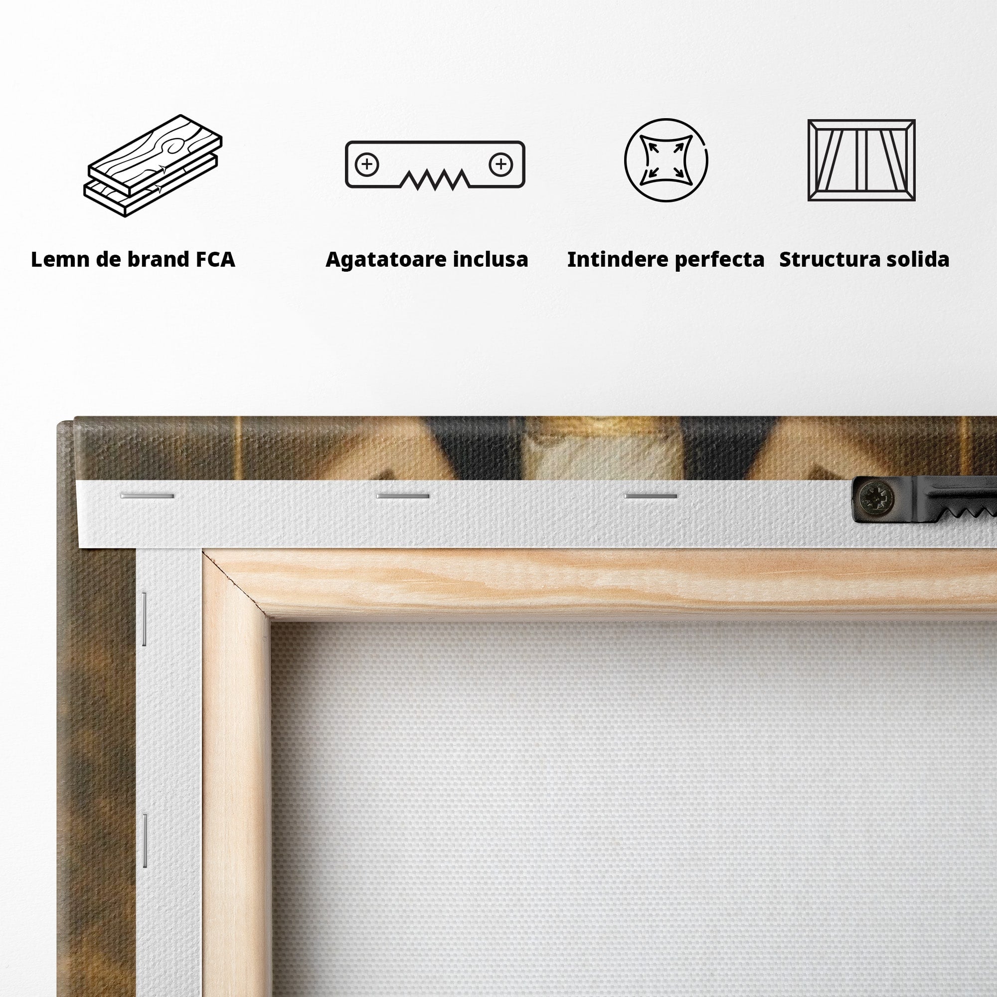 Tablou Canvas Premium LuxCanva® PI1056, Zeiță Egipteană, Zeiță, Egipt, Mistic, Antichitate, Simbolism, Dormitor, Living, Culori Vibrante