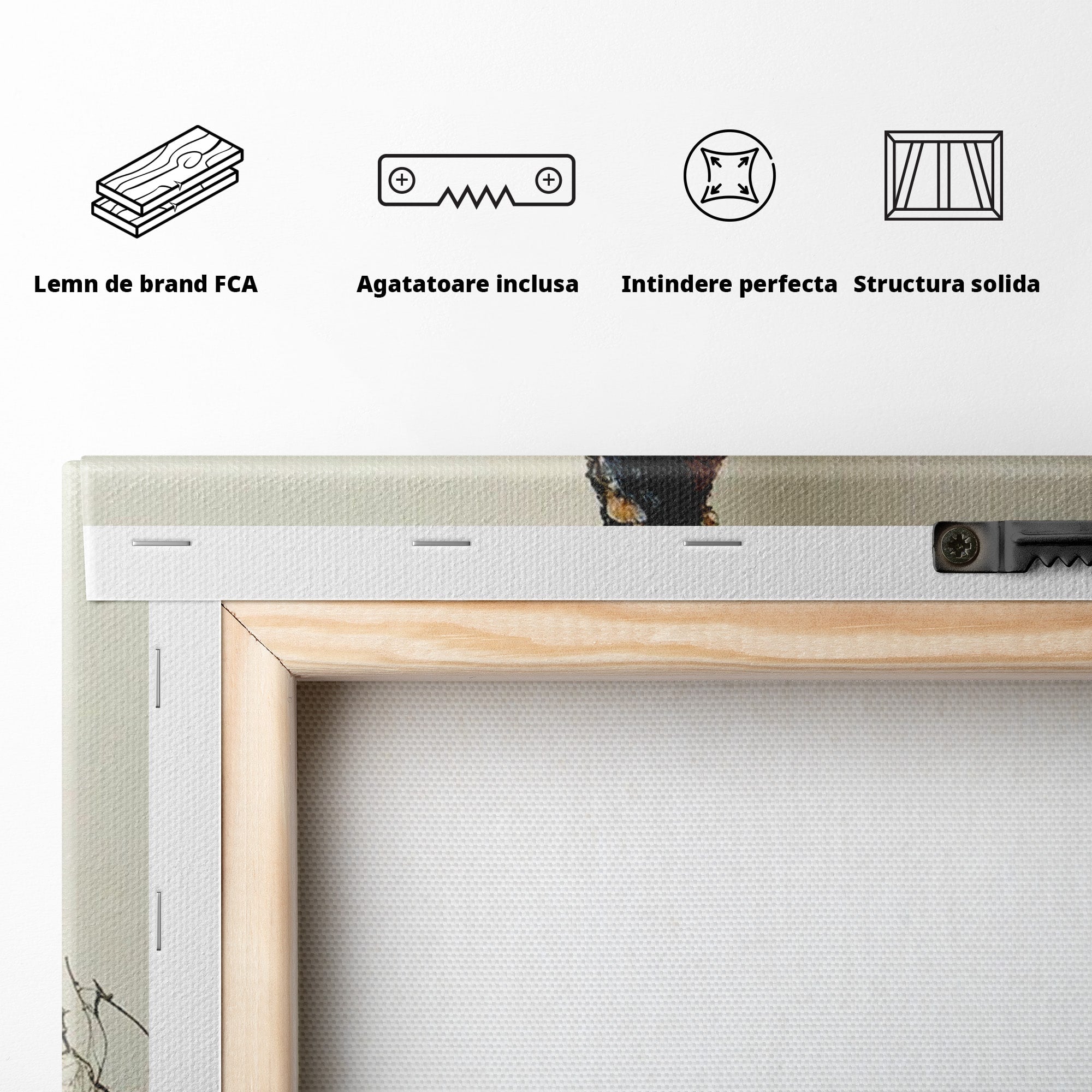 Tablou Canvas Premium LuxCanva® PI1060, Silfida Florala, Gradina, Flori, Eleganta, Femeie, Natura, Dormitor, Culori Vibrante
