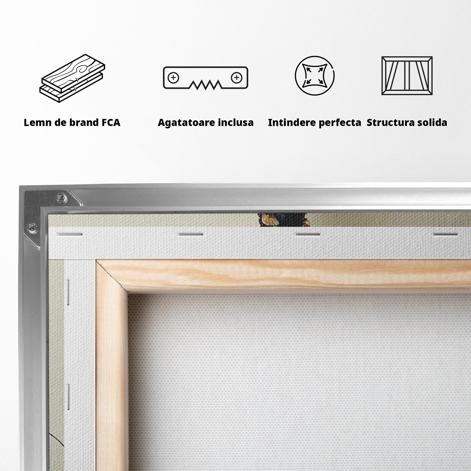 Tablou Canvas Premium LuxCanva® PI1060, Silfida Florala, Gradina, Flori, Eleganta, Femeie, Natura, Dormitor, Culori Vibrante