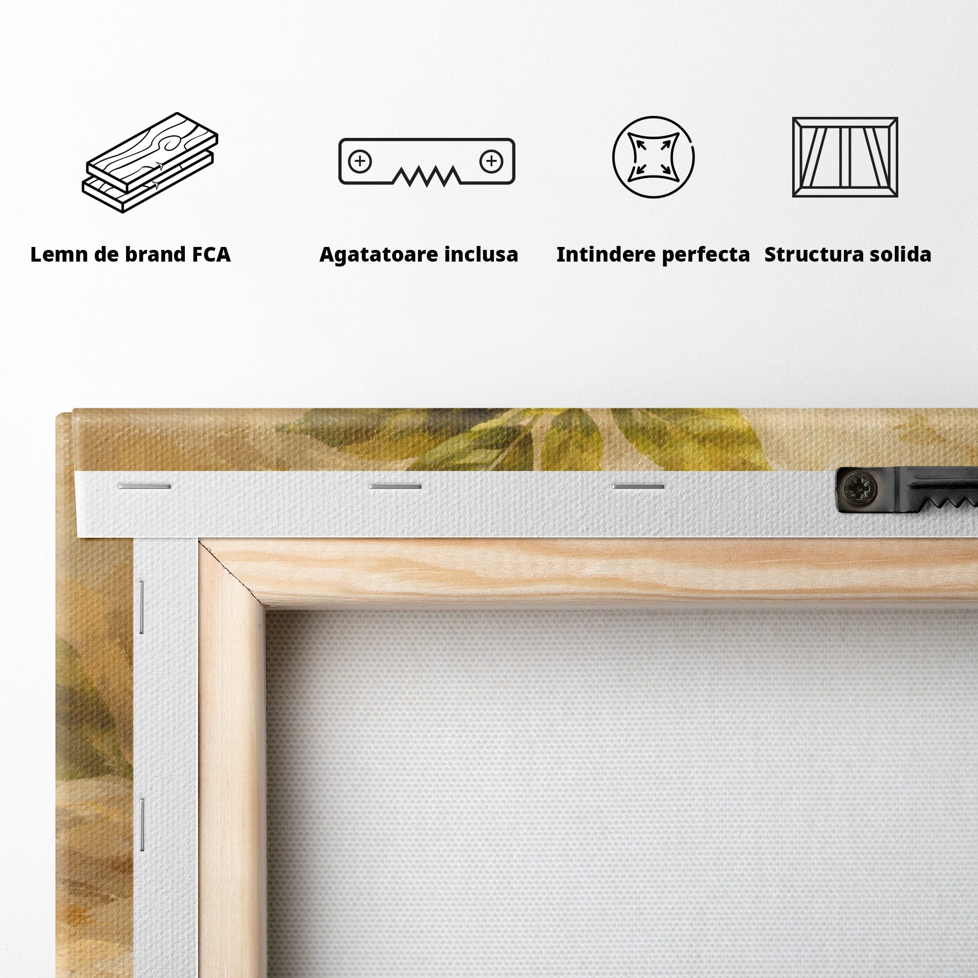 Tablou Canvas Premium LuxCanva® PI1064, Lamai Si Flori, Lamai, Flori, Natura, Bucatarie, Clasic, Culori Vibrante