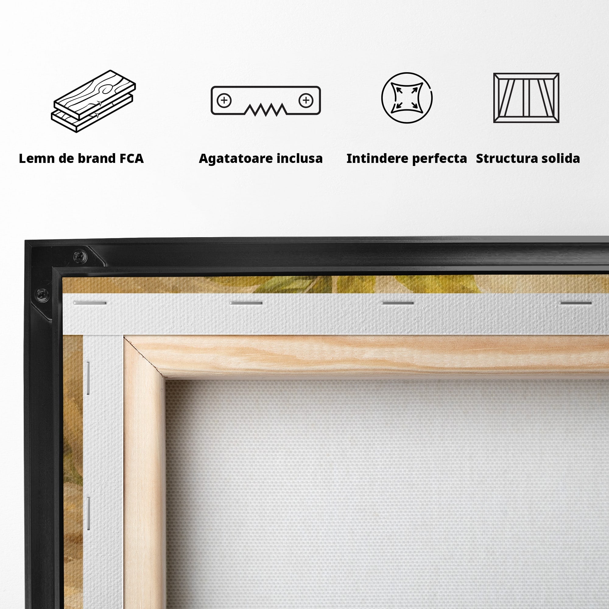 Tablou Canvas Premium LuxCanva® PI1064, Lamai Si Flori, Lamai, Flori, Natura, Bucatarie, Clasic, Culori Vibrante