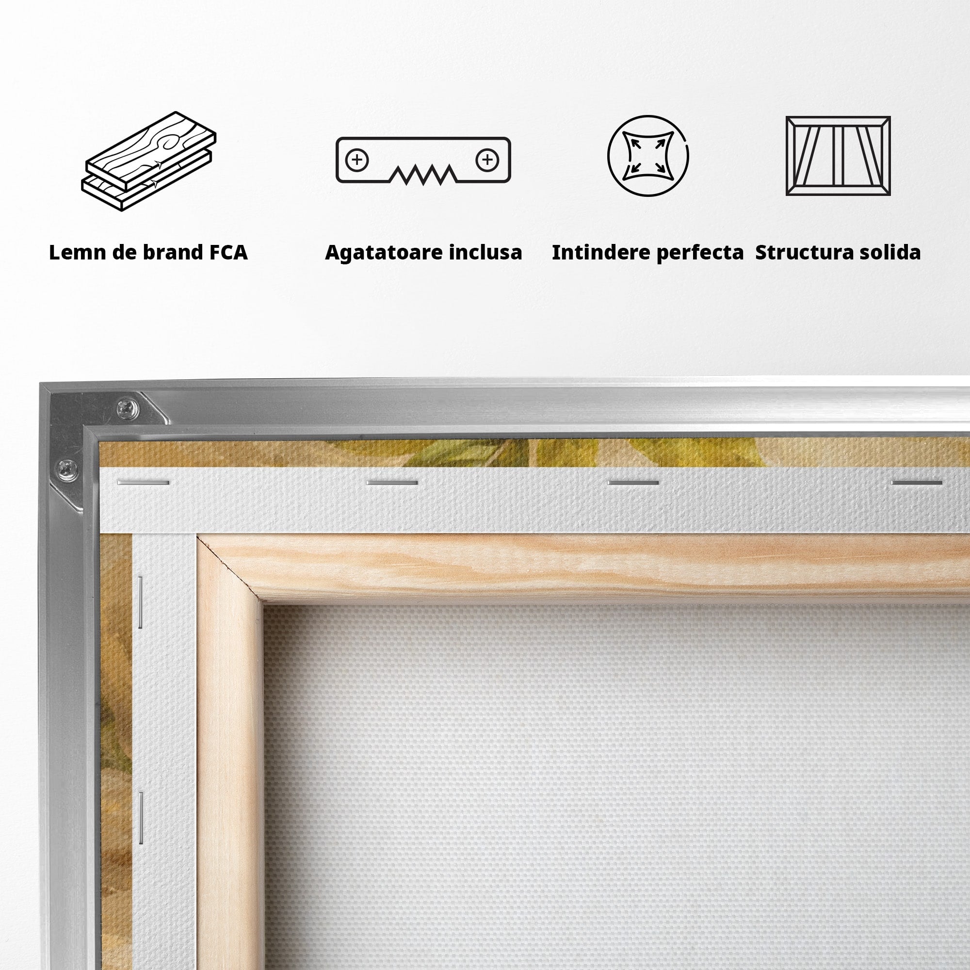 Tablou Canvas Premium LuxCanva® PI1064, Lamai Si Flori, Lamai, Flori, Natura, Bucatarie, Clasic, Culori Vibrante