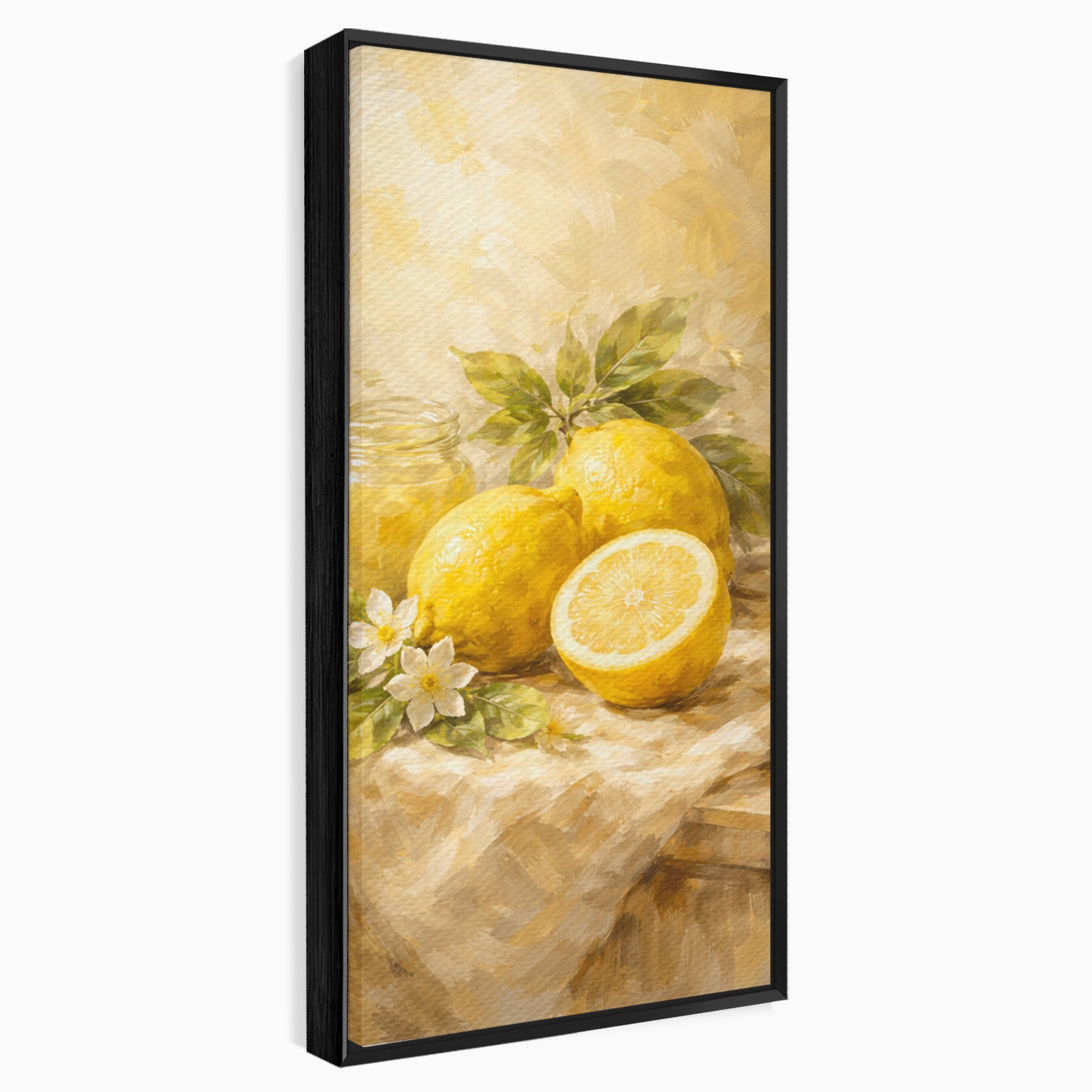 Tablou Canvas Premium LuxCanva® PI1064, Lamai Si Flori, Lamai, Flori, Natura, Bucatarie, Clasic, Culori Vibrante