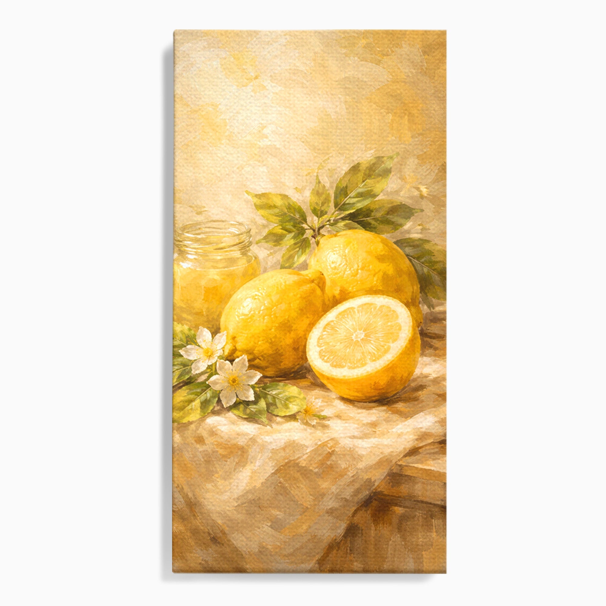Tablou Canvas Premium LuxCanva® PI1064, Lamai Si Flori, Lamai, Flori, Natura, Bucatarie, Clasic, Culori Vibrante