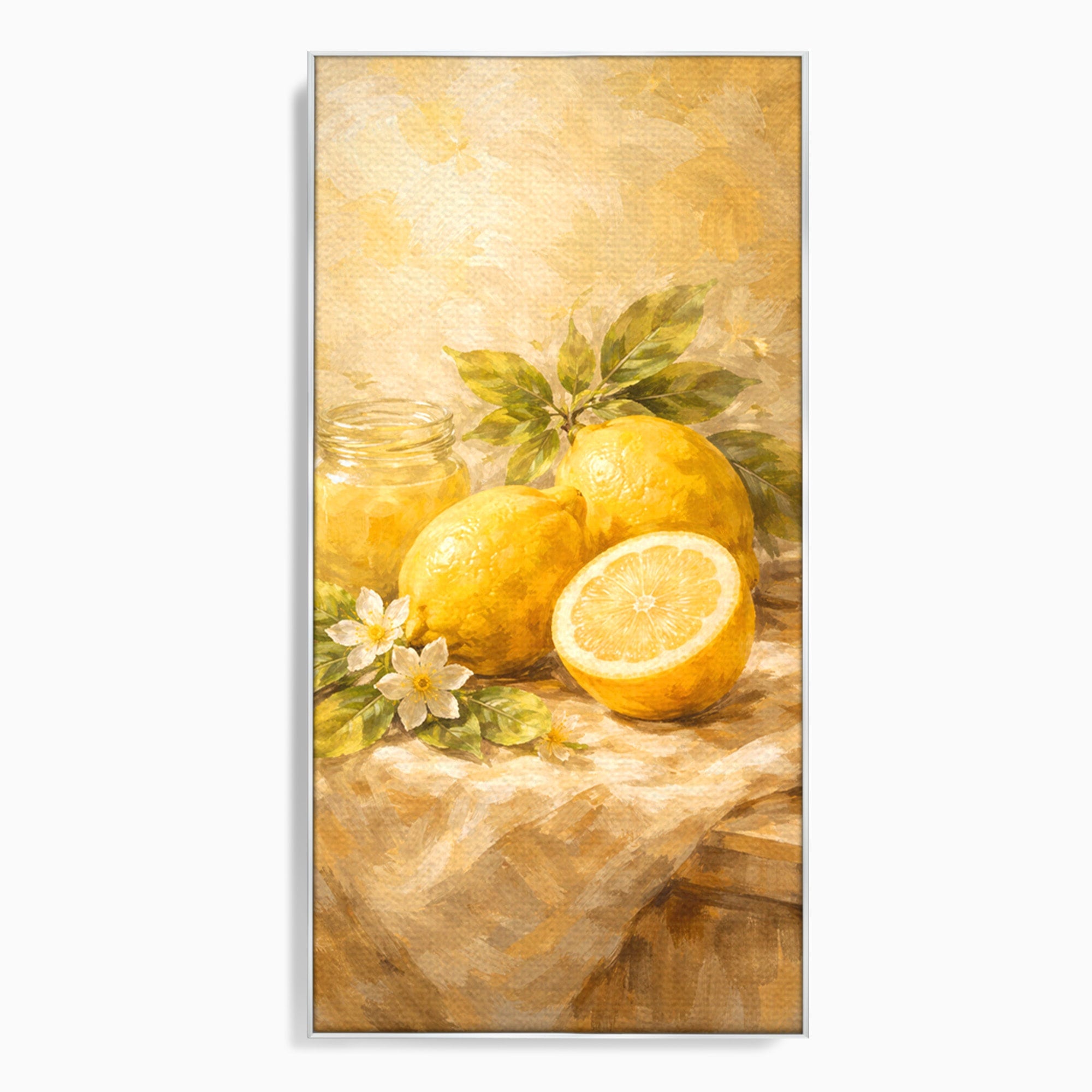 Tablou Canvas Premium LuxCanva® PI1064, Lamai Si Flori, Lamai, Flori, Natura, Bucatarie, Clasic, Culori Vibrante