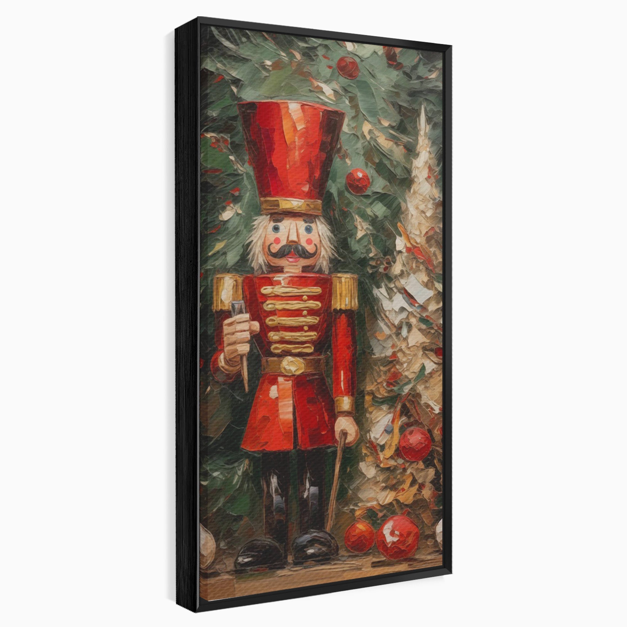 Tablou Canvas Premium LuxCanva® PI1075, Spargator De Nuci Festiv, Craciun, Soldat, Decoratiuni, Traditie, Living, Culori Vibrante