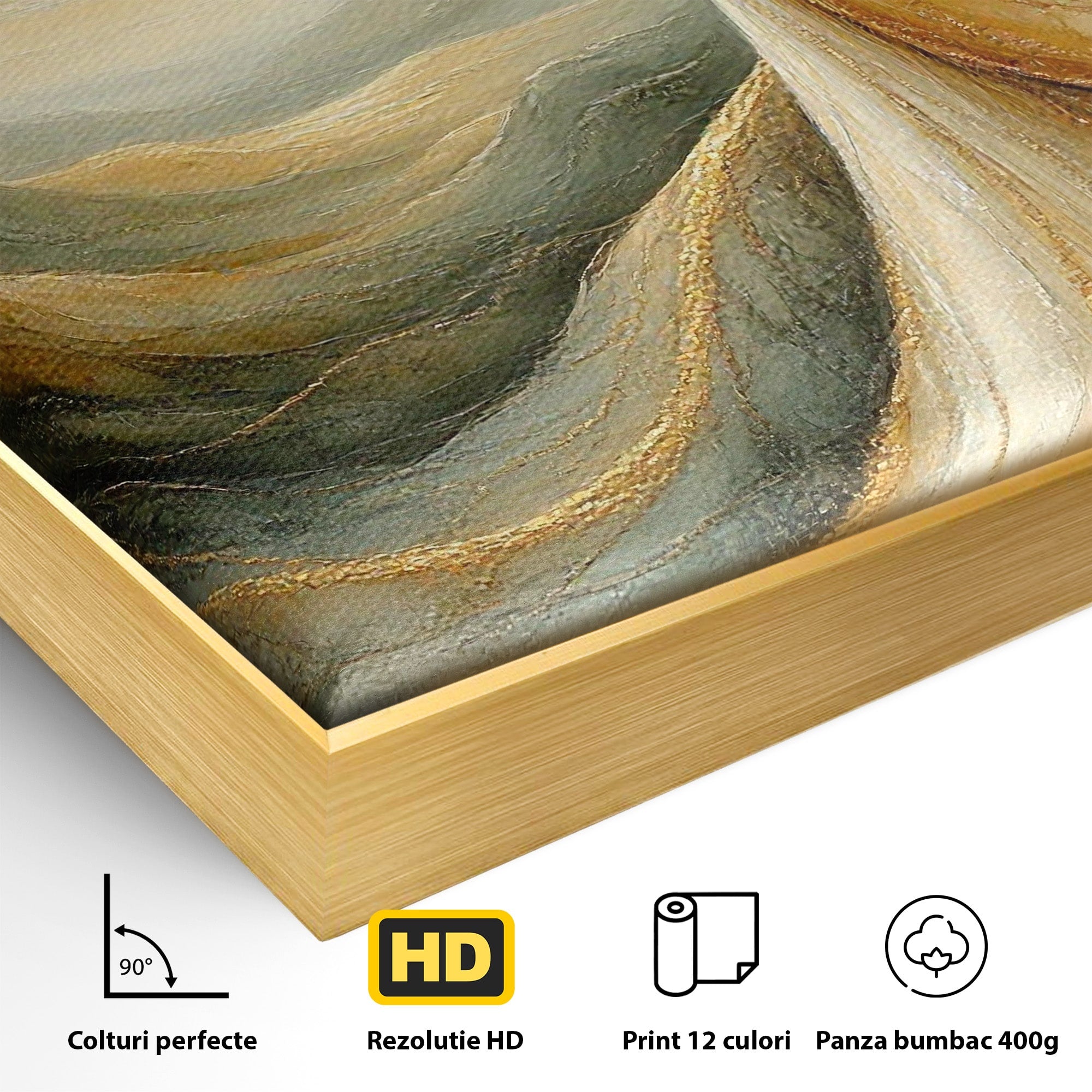 Tablou Canvas Premium LuxCanva® PI1096, Fata Si Soarele, Apus, Peisaj, Soare, Visator, Dormitor, Culori Vibrante