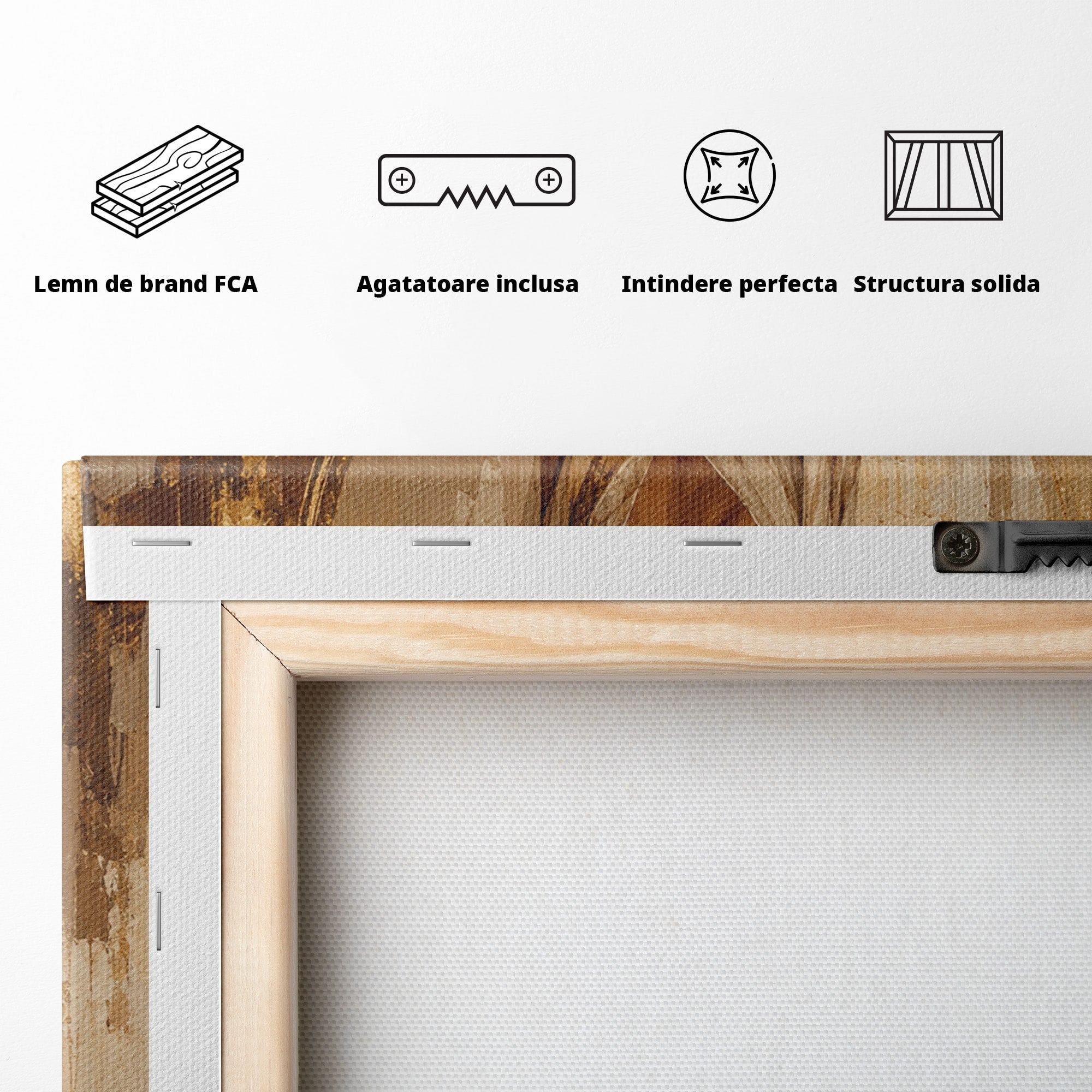 Tablou Canvas Premium LuxCanva® PI1097, Dansul Auriu, Femeie, Armonie, Eleganta, Arta, Living, Dormitor, Culori Vibrante