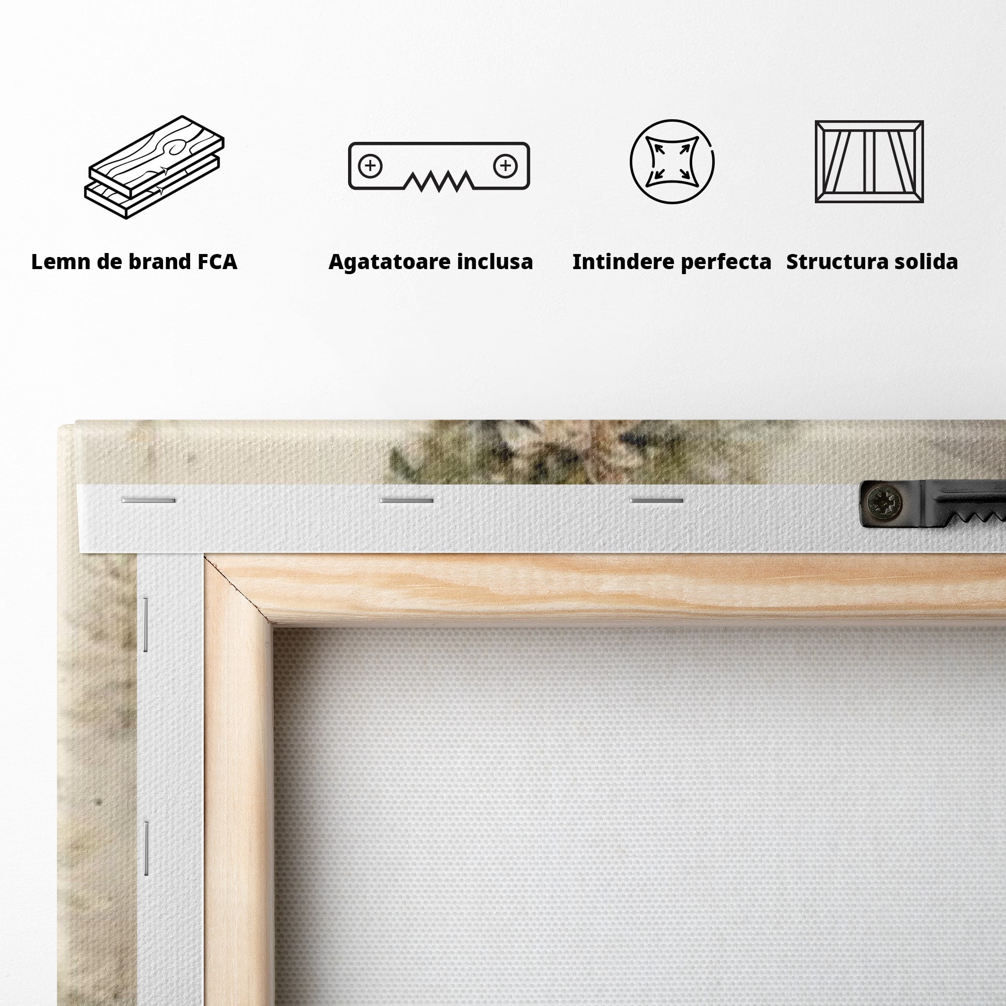 Tablou Canvas Premium LuxCanva® PI1102,Daruri Sub Brad, Copilarie, Craciun, Cadouri, Sarbatori, Living, Culori Vibrante