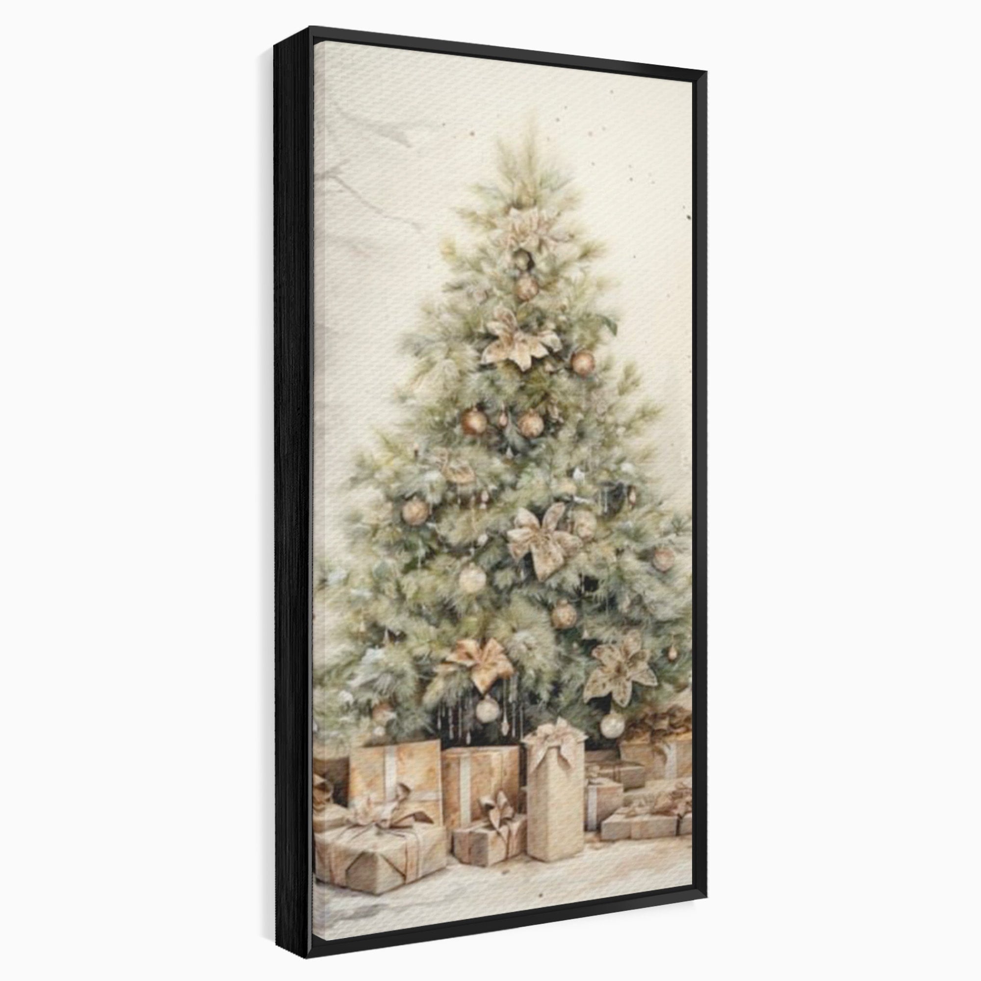 Tablou Canvas Premium LuxCanva® PI1102,Daruri Sub Brad, Copilarie, Craciun, Cadouri, Sarbatori, Living, Culori Vibrante