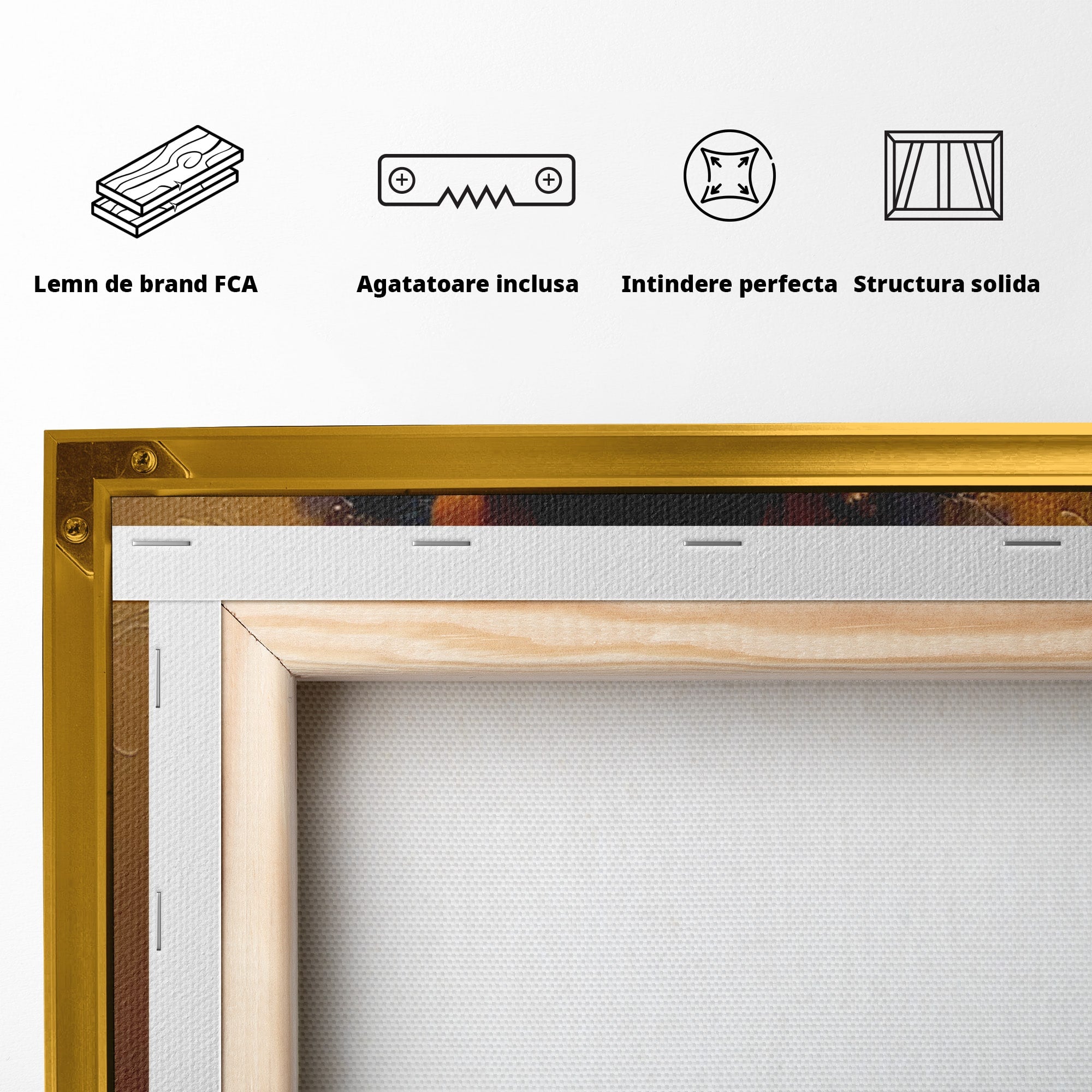 Tablou Canvas Premium LuxCanva® PI1118, Regina Africana, Bijuterii, Portret, Arta Contemporana, Eleganta, Dormitor, Living, Culori Vibrante